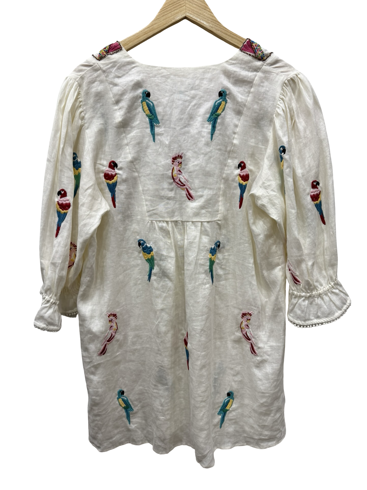 Blue Illusion Embroided Top 2XL