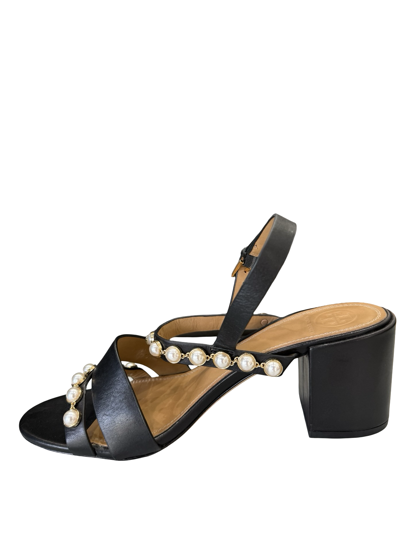 Tory Burch Black/Pearl Sandal 8