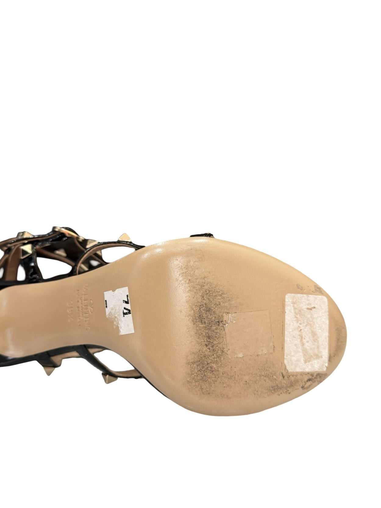 Valentino Garavani Rockstud Black Sandals 9