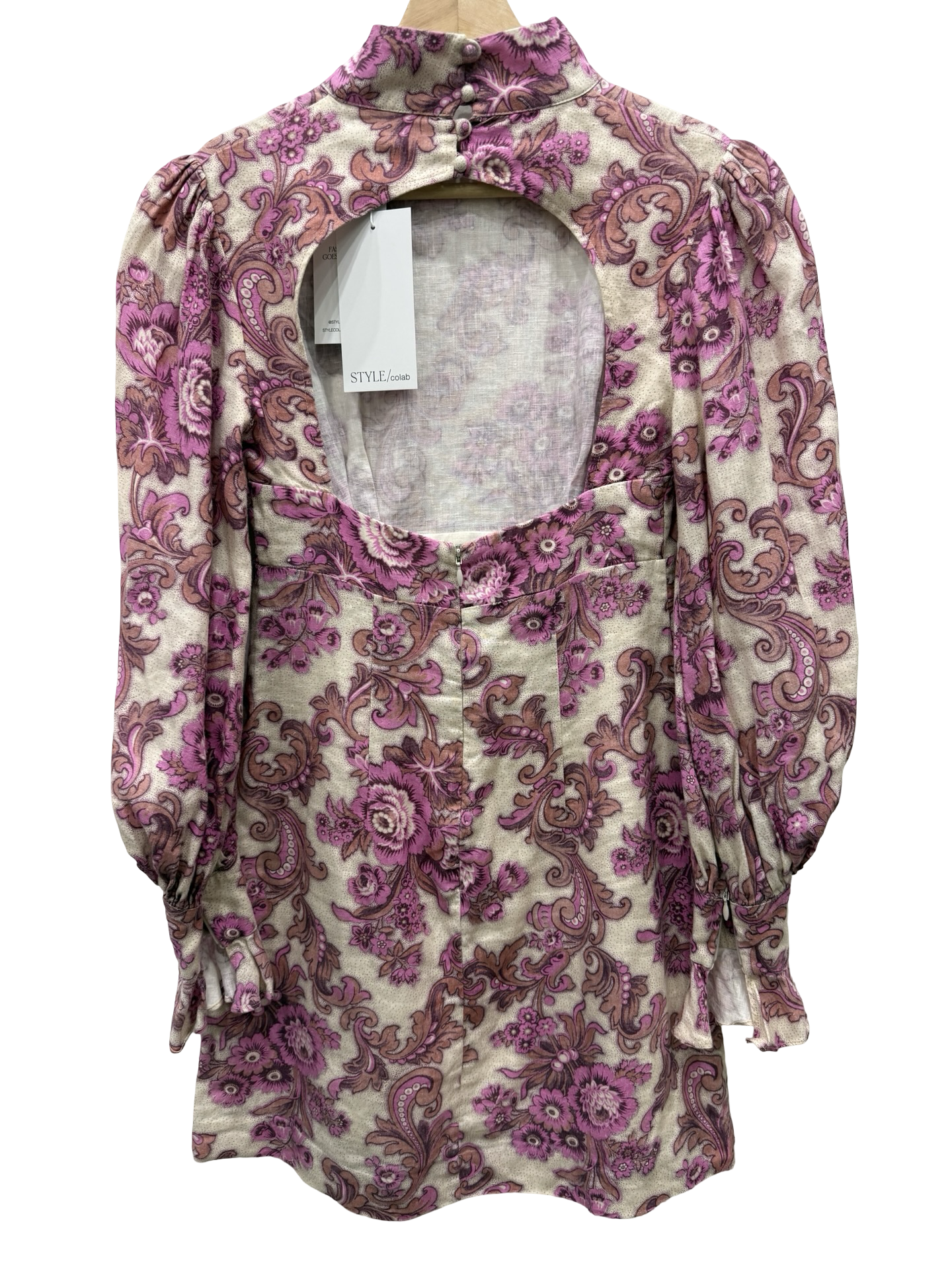 Alemais Pink Paisley Dress 6