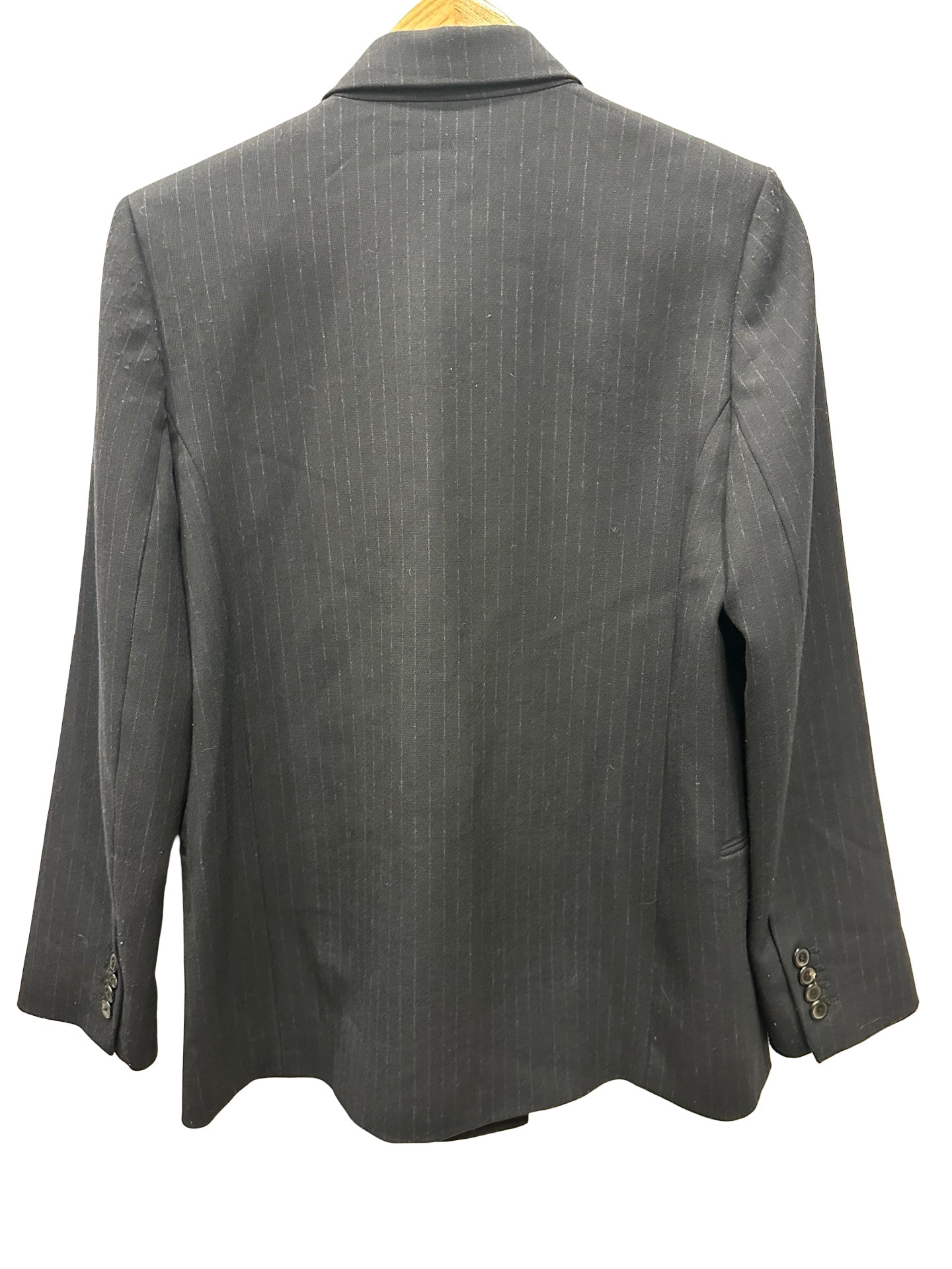 Zara Navy Pinstripe Blazer M