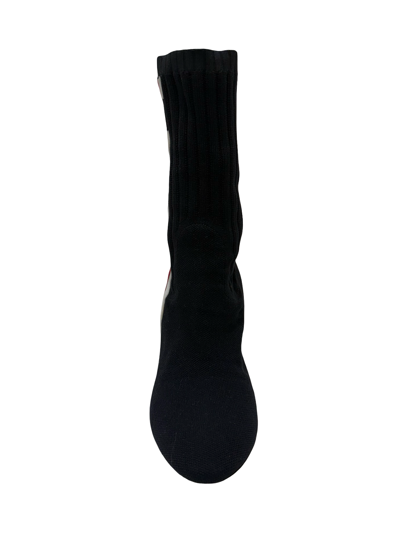 Louis Vuitton Black/Red Mid Boots 38 WDB