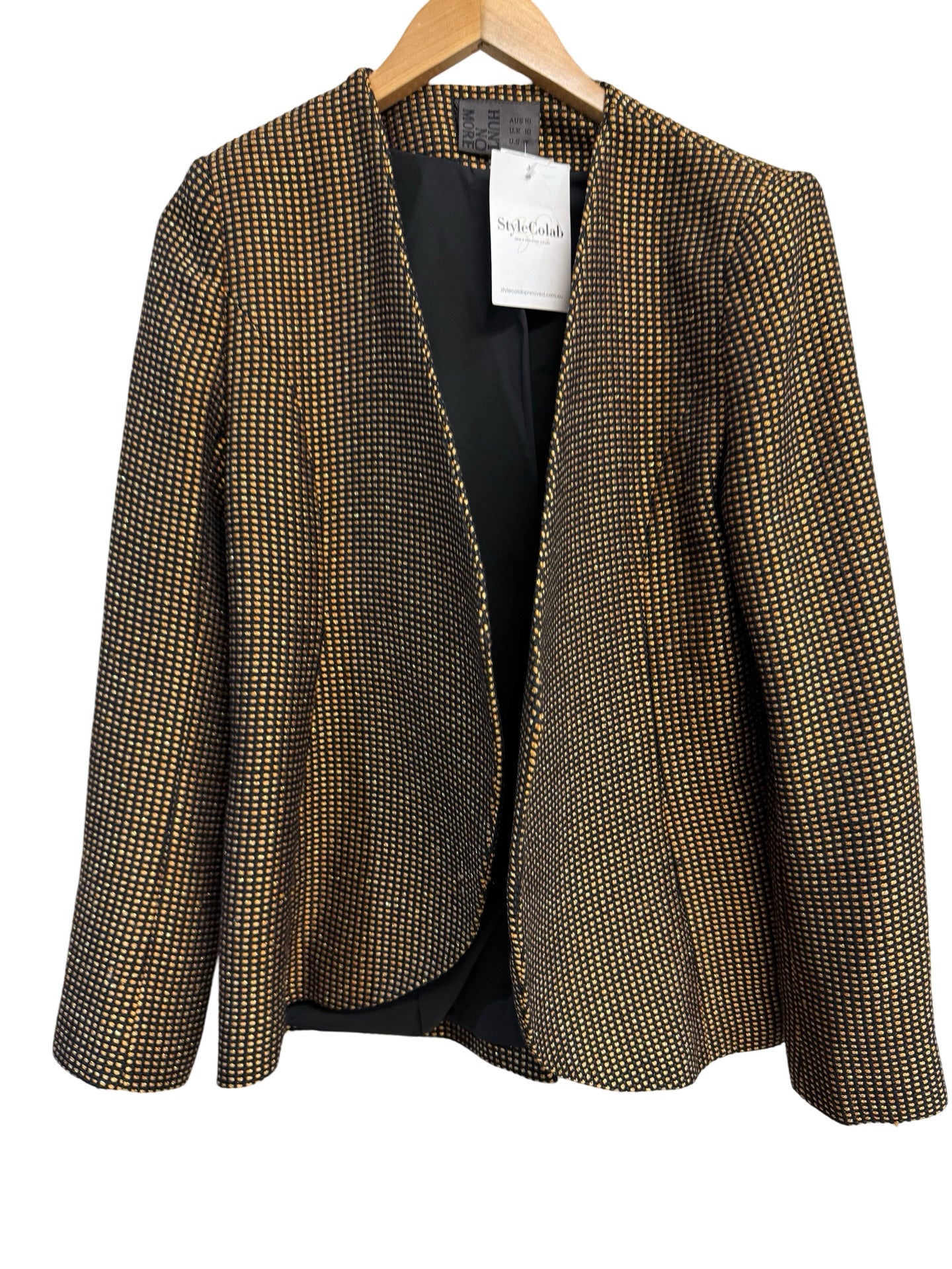 Hunt No More Black & Gold Jacket 10