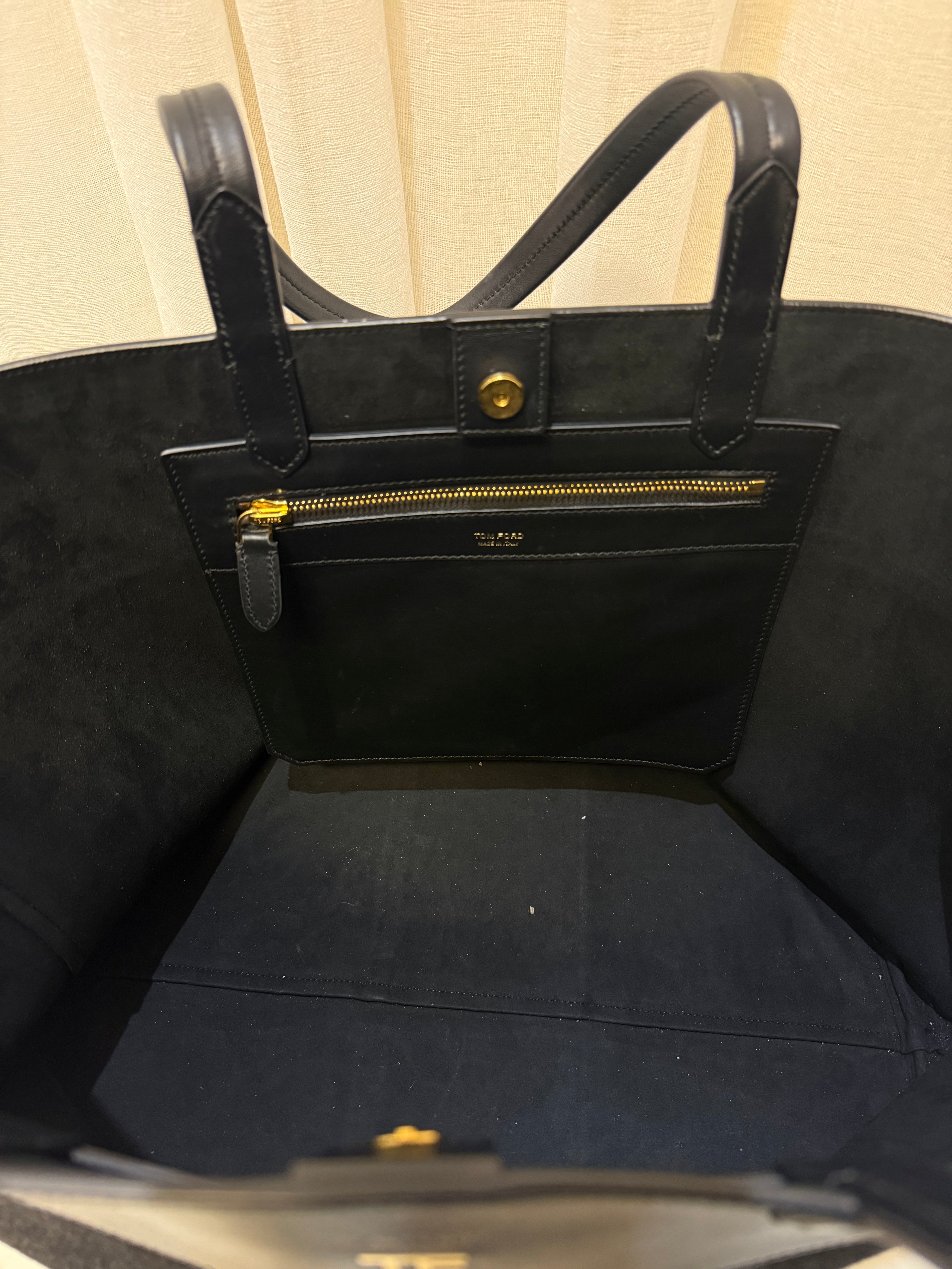 TOM FORD Black/Grey Tote