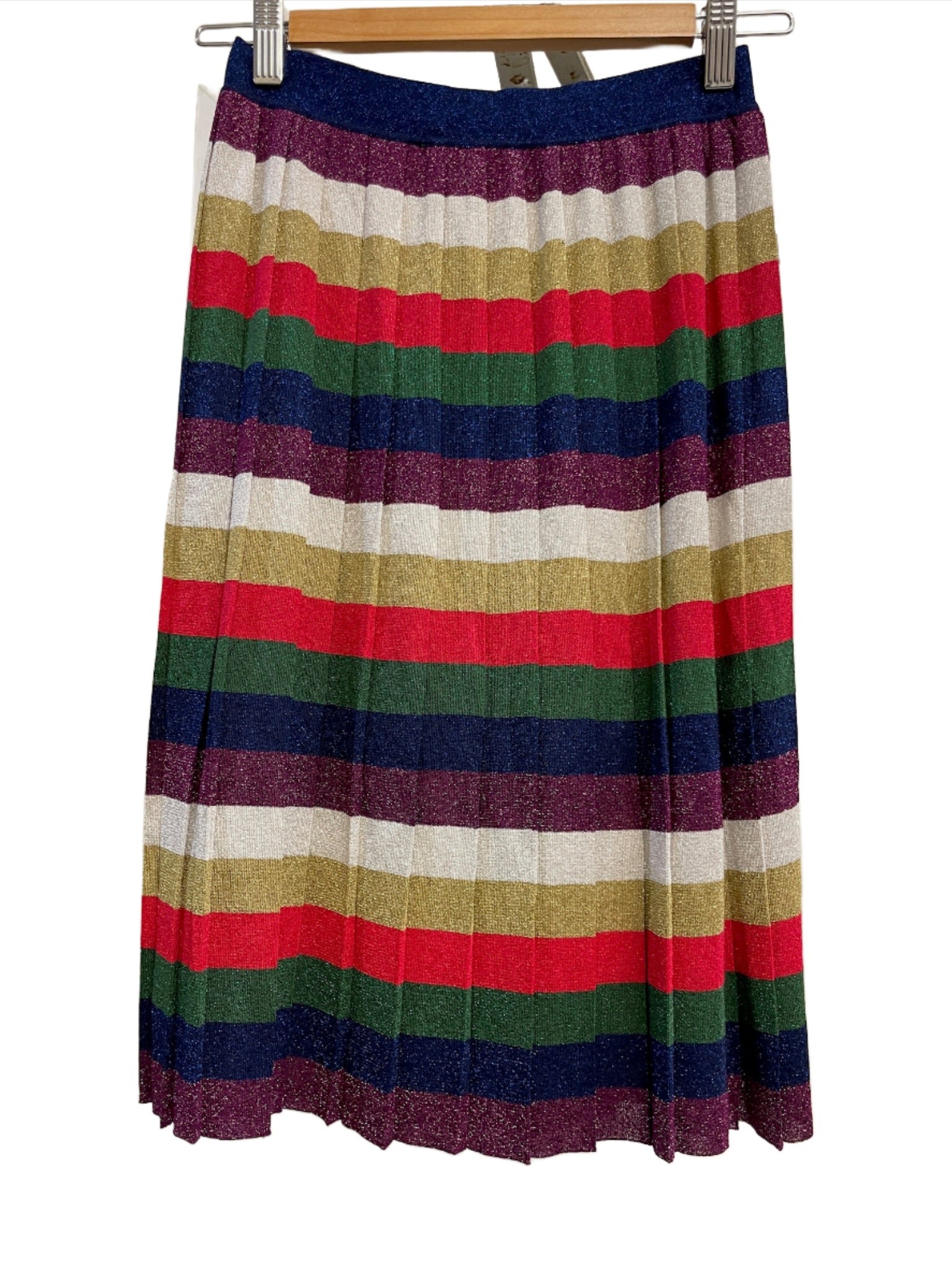 Gucci Rainbow Pleated Skirt