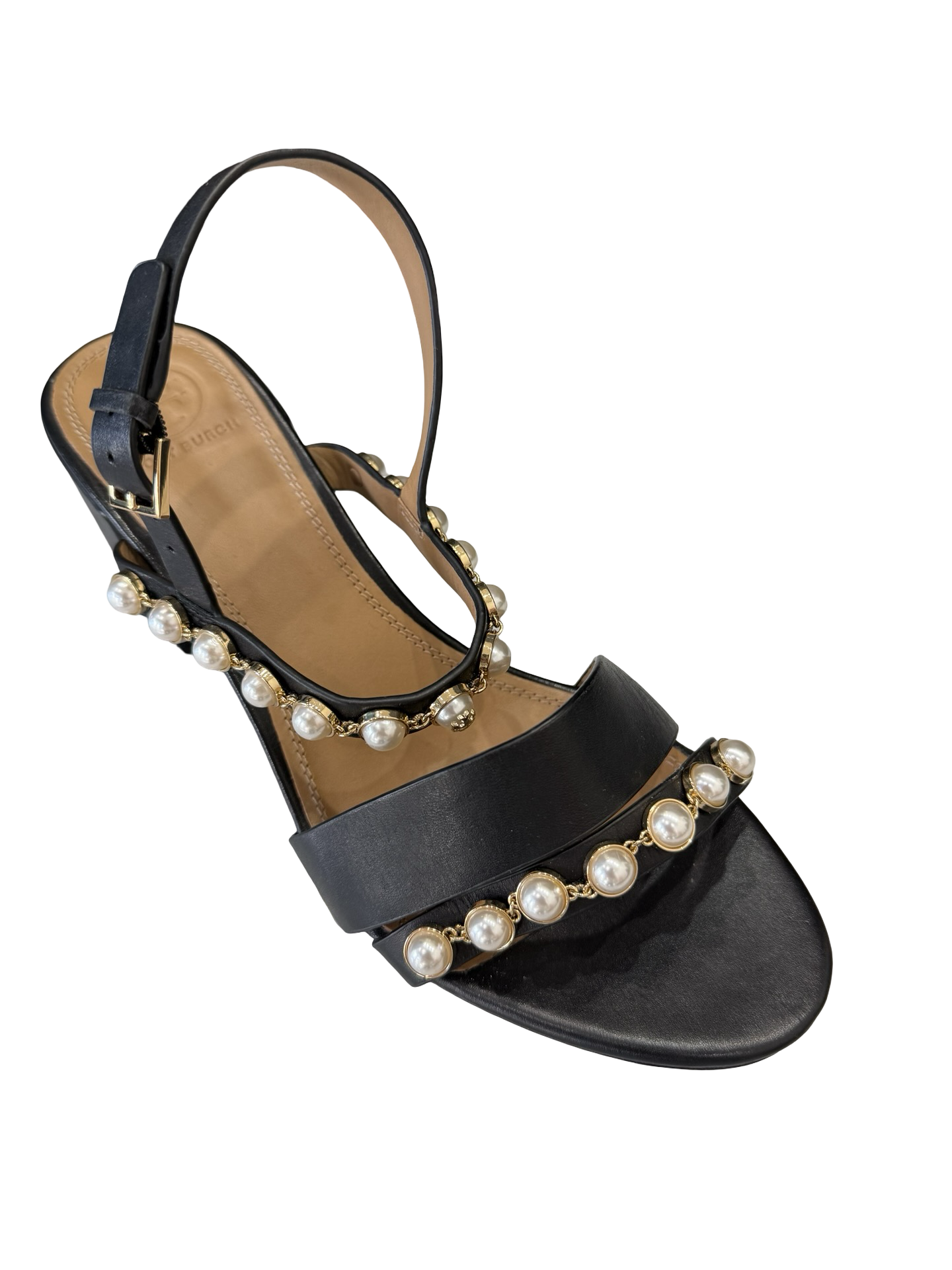 Tory Burch Black/Pearl Sandal 8