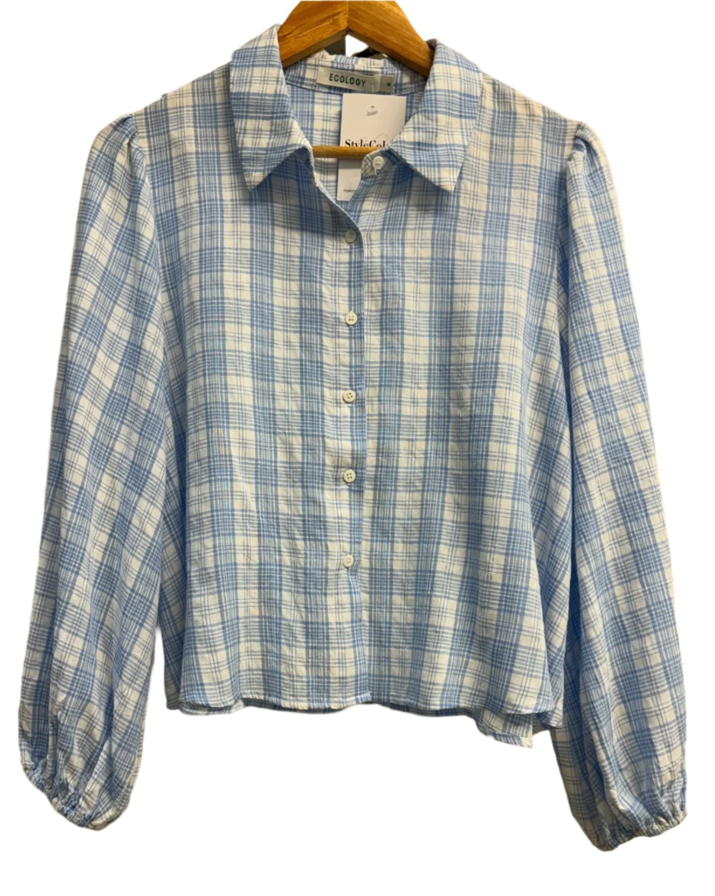 Ecology Blue/White Shirt M