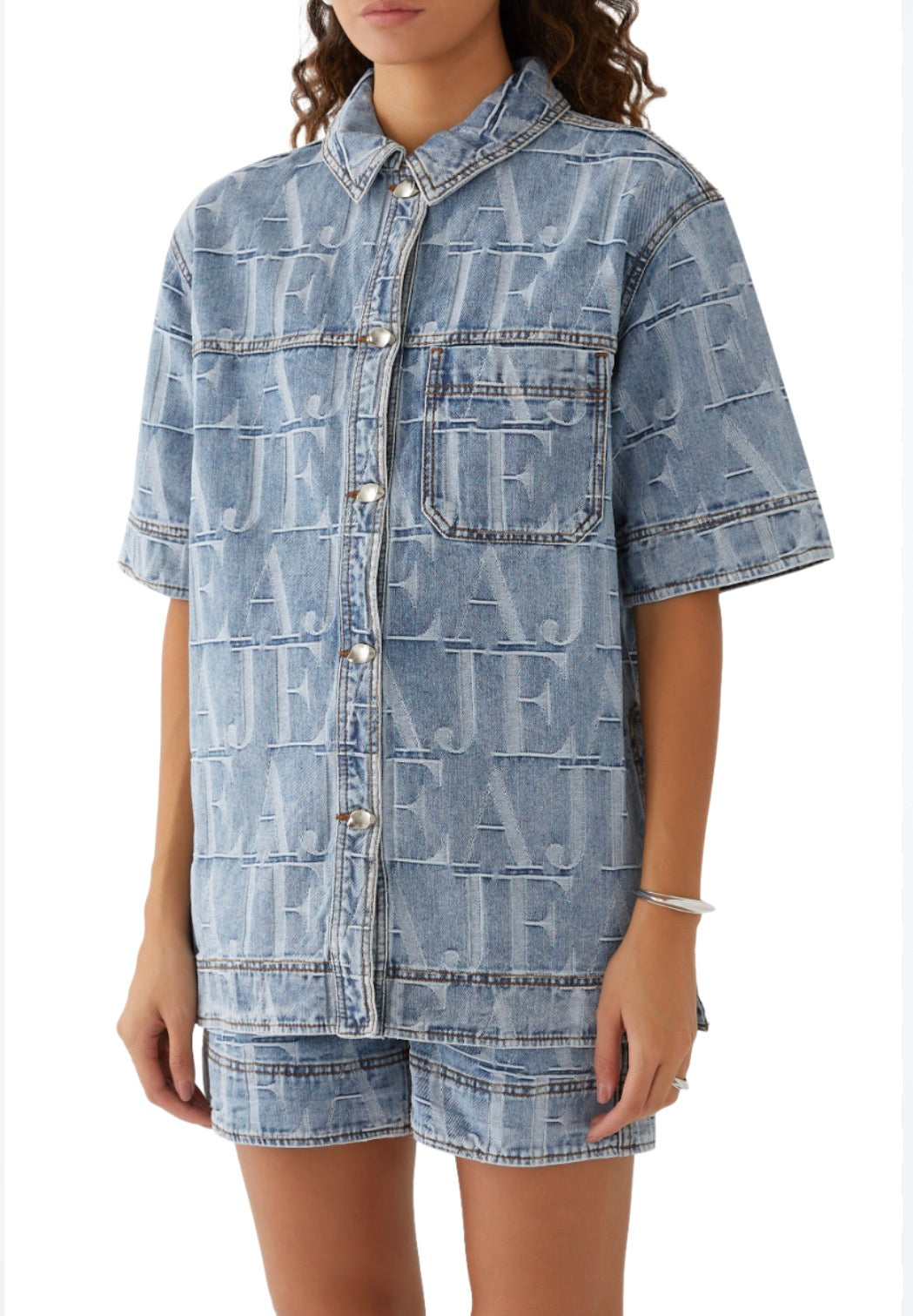 Aje Denim Shirt NWT 12