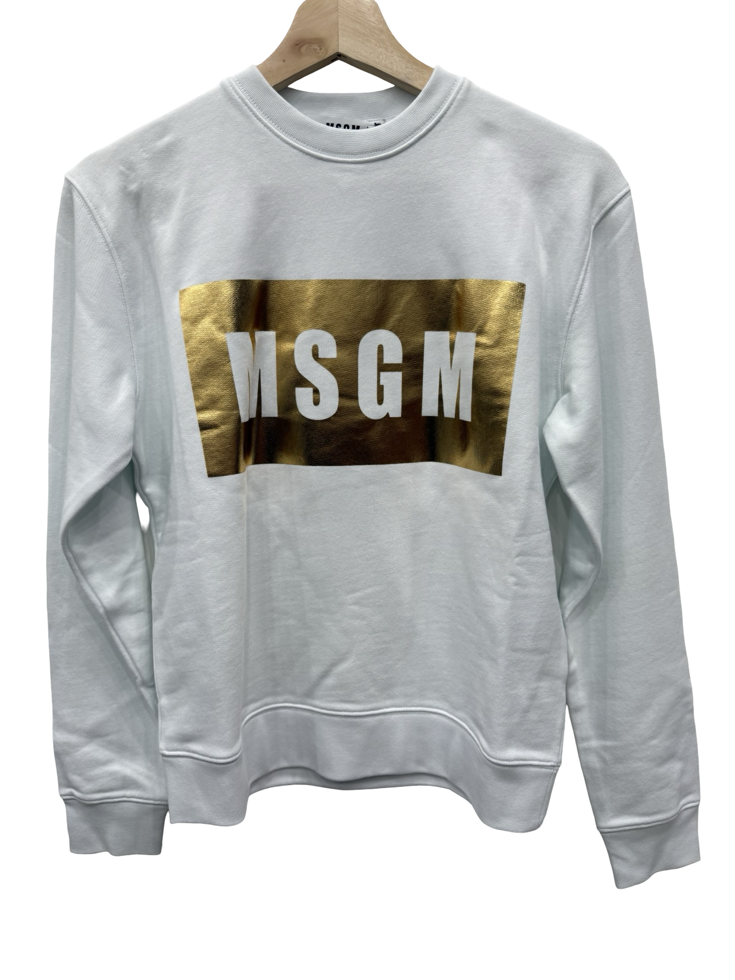 MSGM White Logo Sweater 10 BNWT