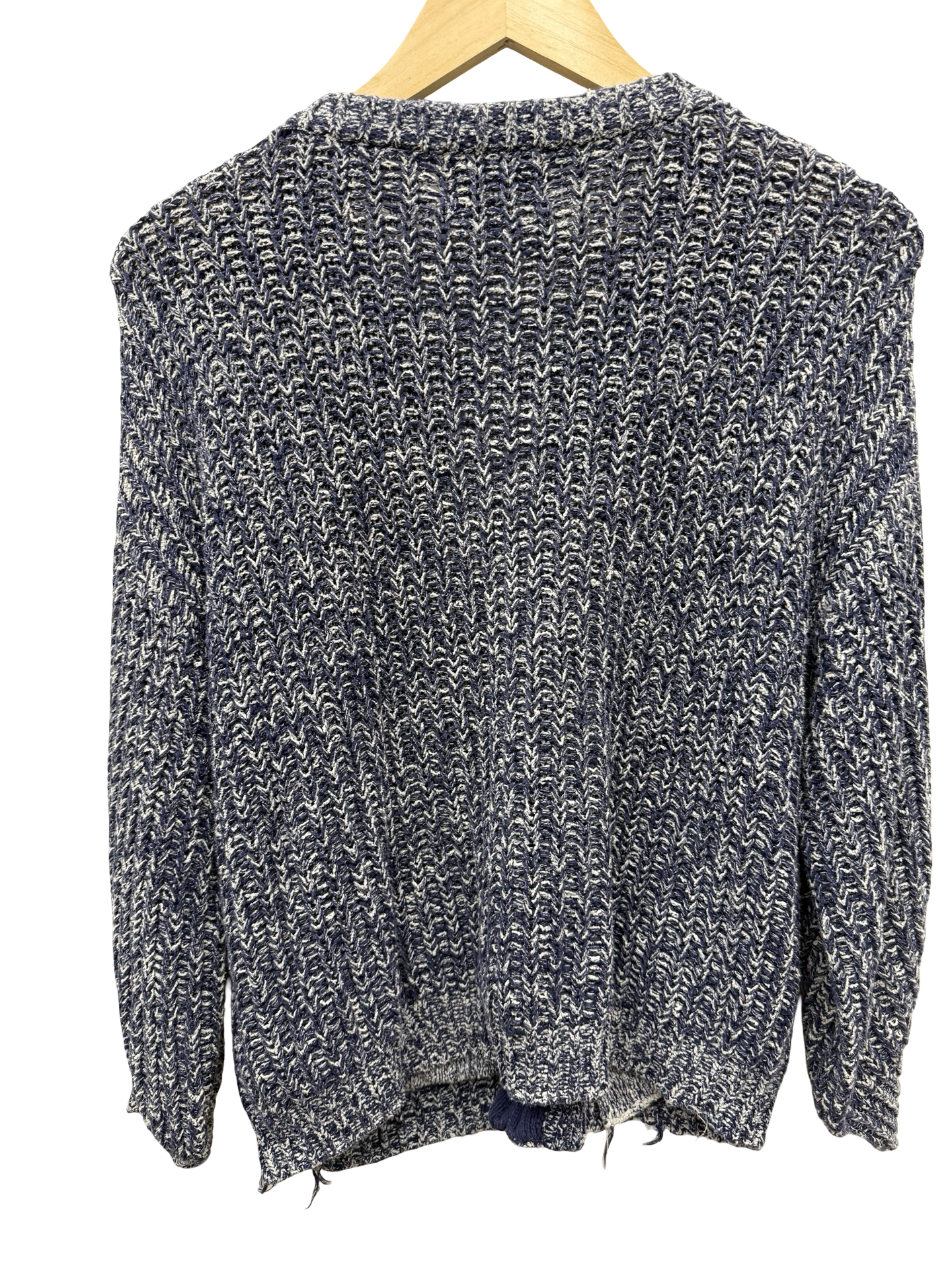 Ralph Lauren Blue Knit Zip Up L