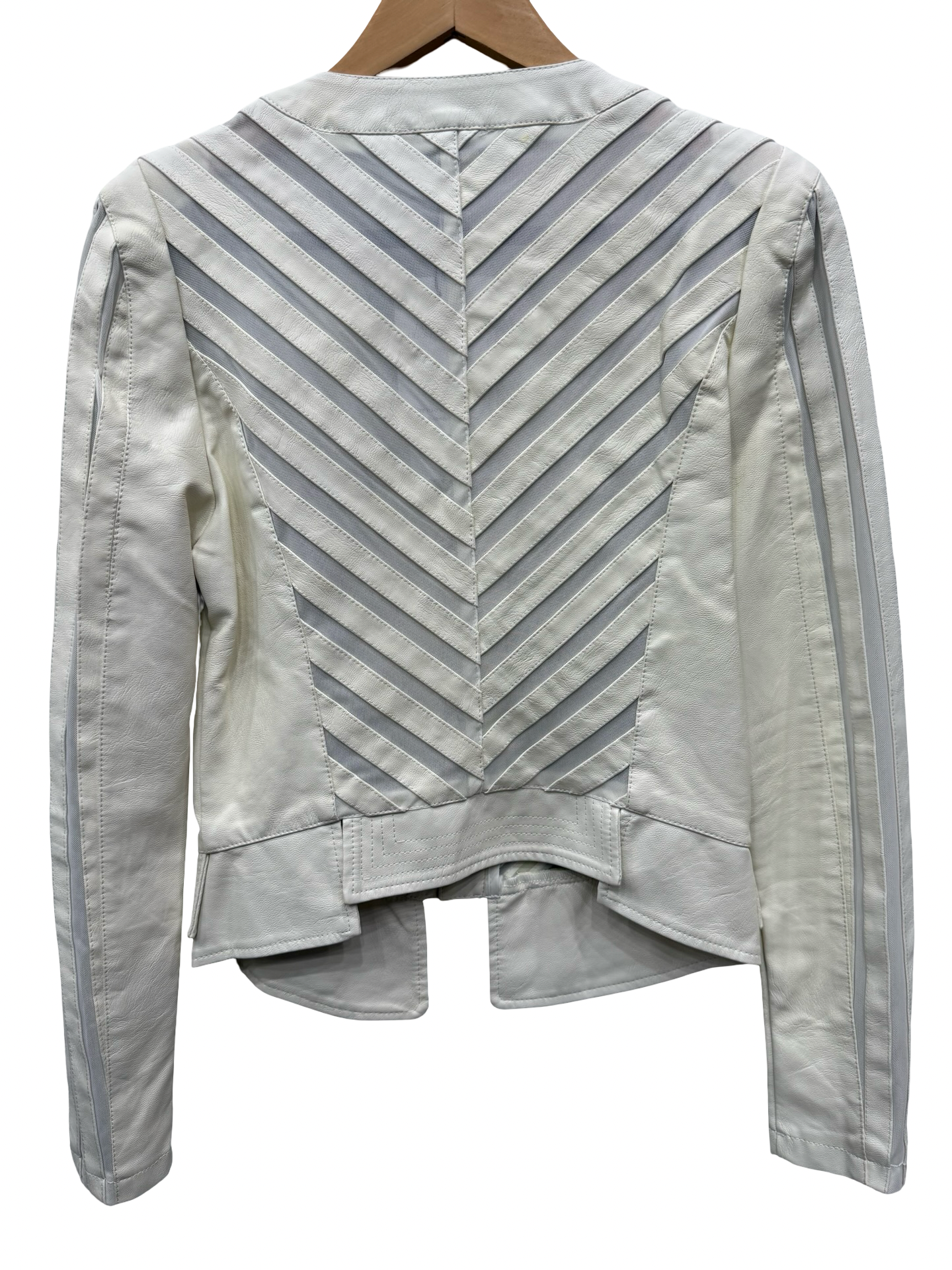 Valiant Cream Leather/Mesh Jacket L