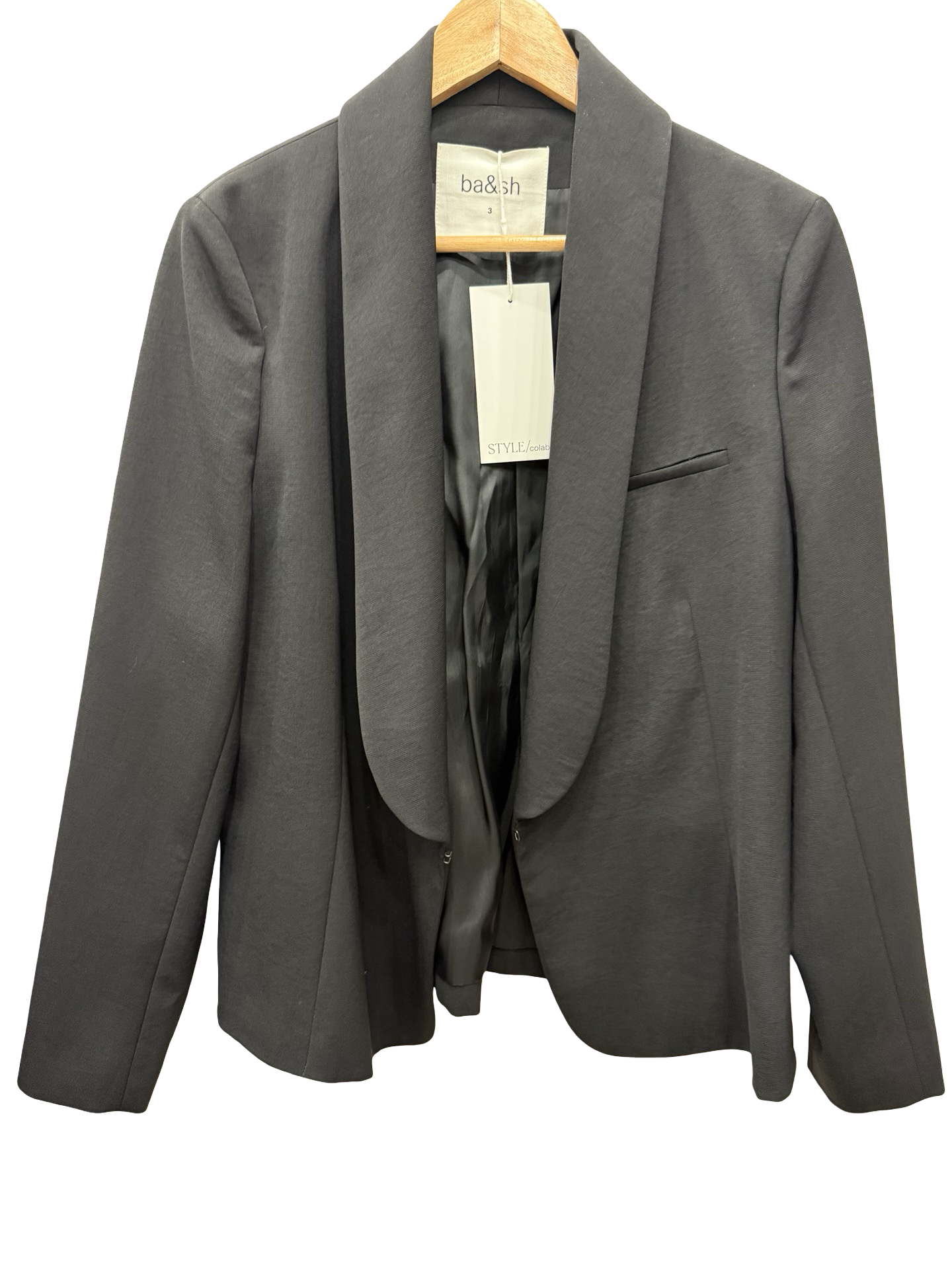 Ba&sh Black Blazer NWT 3