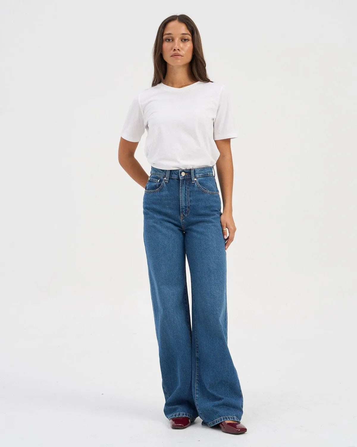 Hope High Medium Blue Jeans