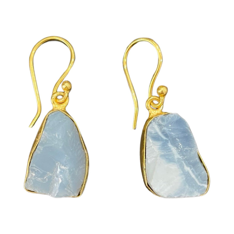 Light blue deals stone earrings