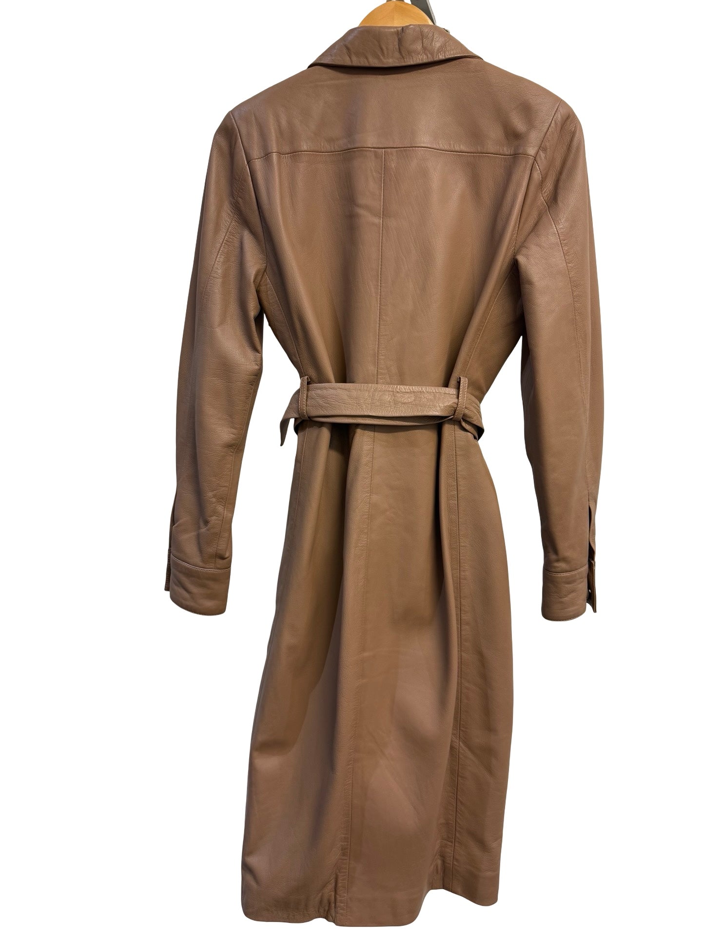 Once Was Leather Long Tan Dress/Jacket 0