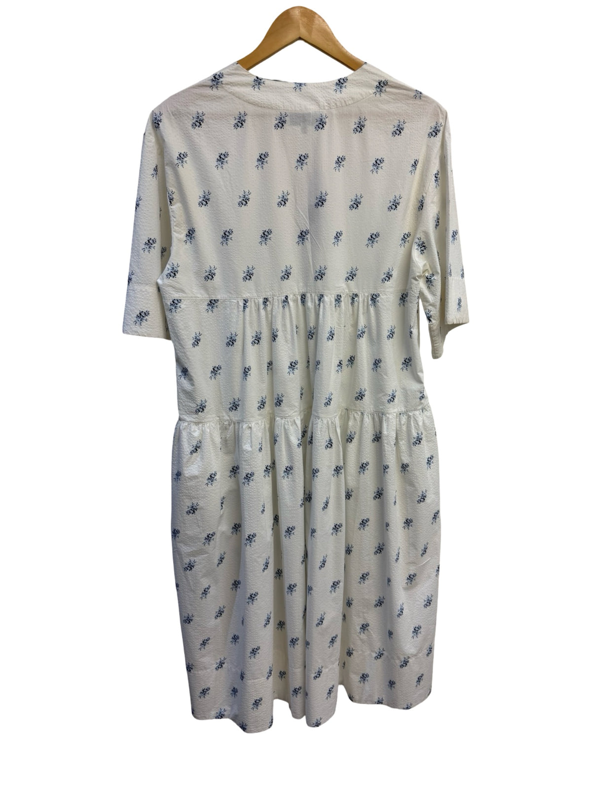 Lee Mathews Blue/Wte Dress 2