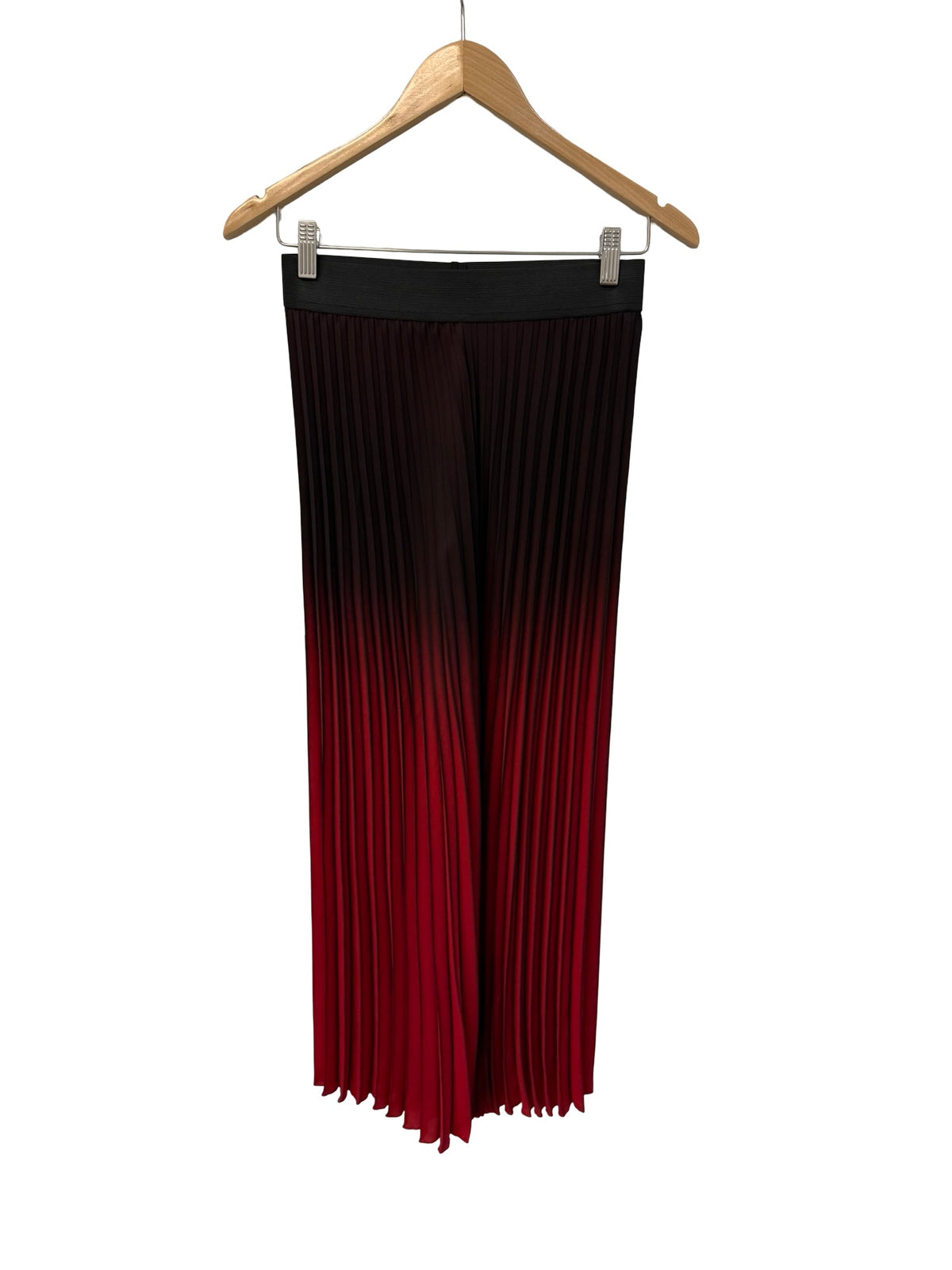 Maje Red & Black Maxi Skirt 1