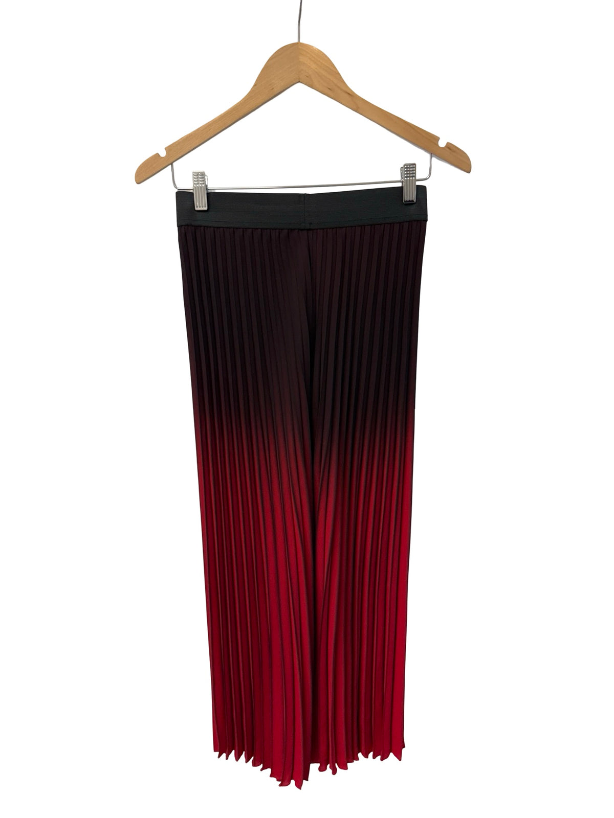 Maje Red & Black Maxi Skirt 1