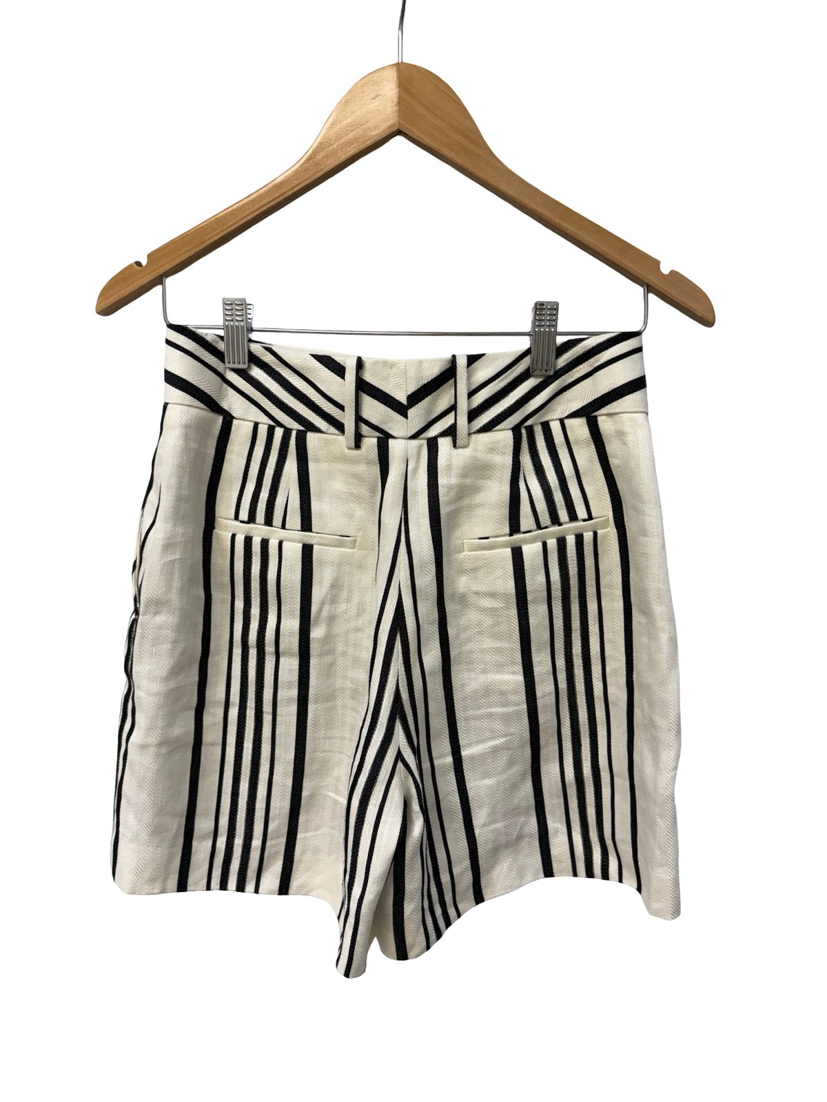 Reiss Black & White Shorts US6