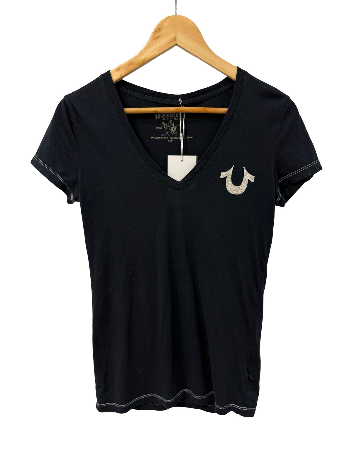 True Religion Black T-Shirt XS