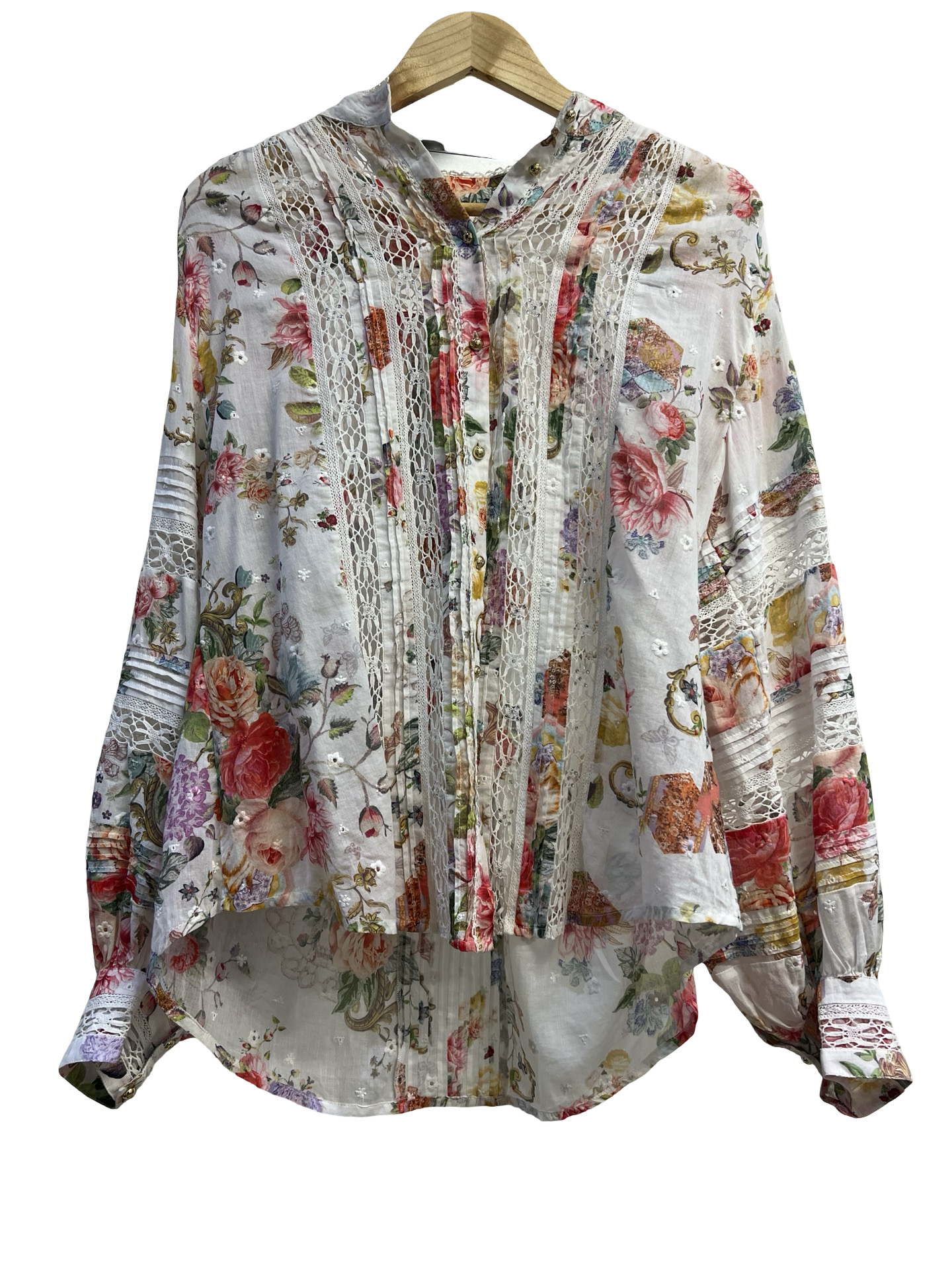 Camilla White Blouson Sleeve Blouse 10