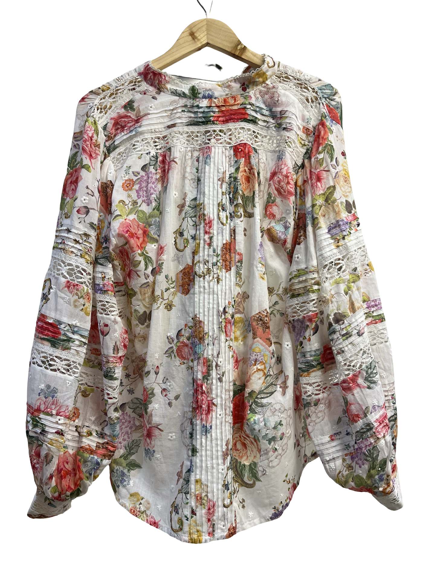 Camilla White Blouson Sleeve Blouse 10
