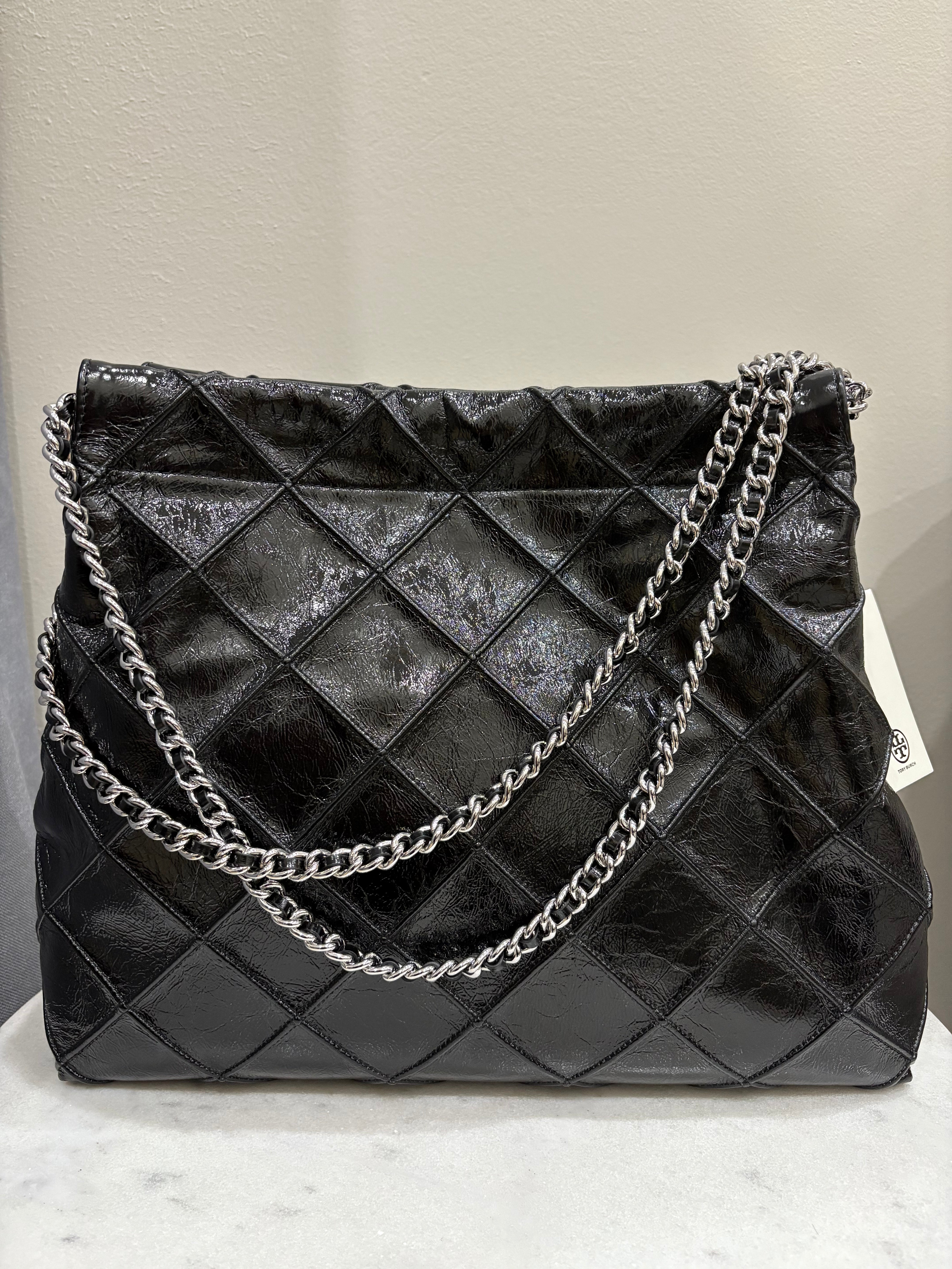 Tory Burch Black Drawstring Bag