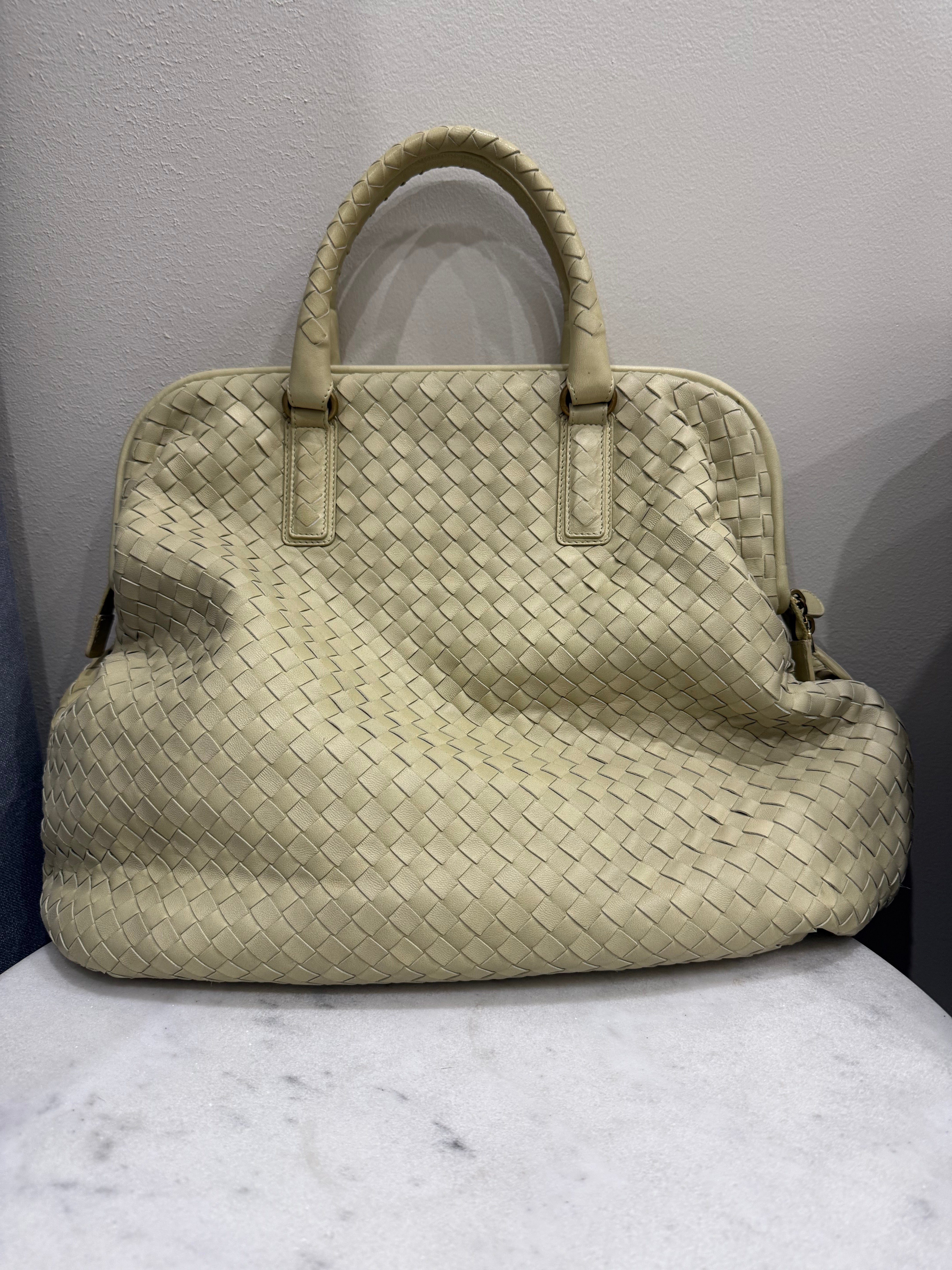 Bottega Veneta Cream Tote Bag