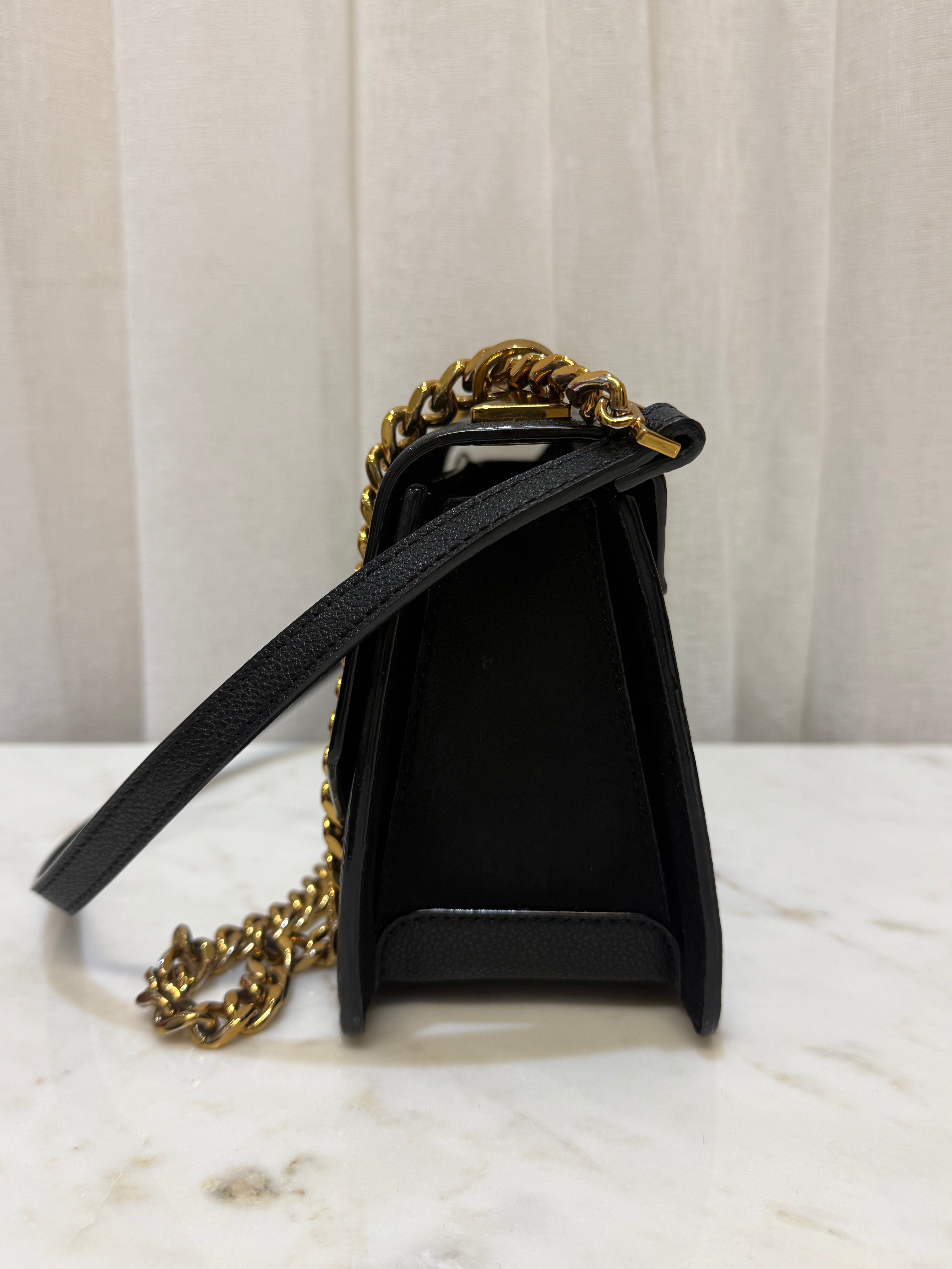 Charles & Keith Black/Gold Bag