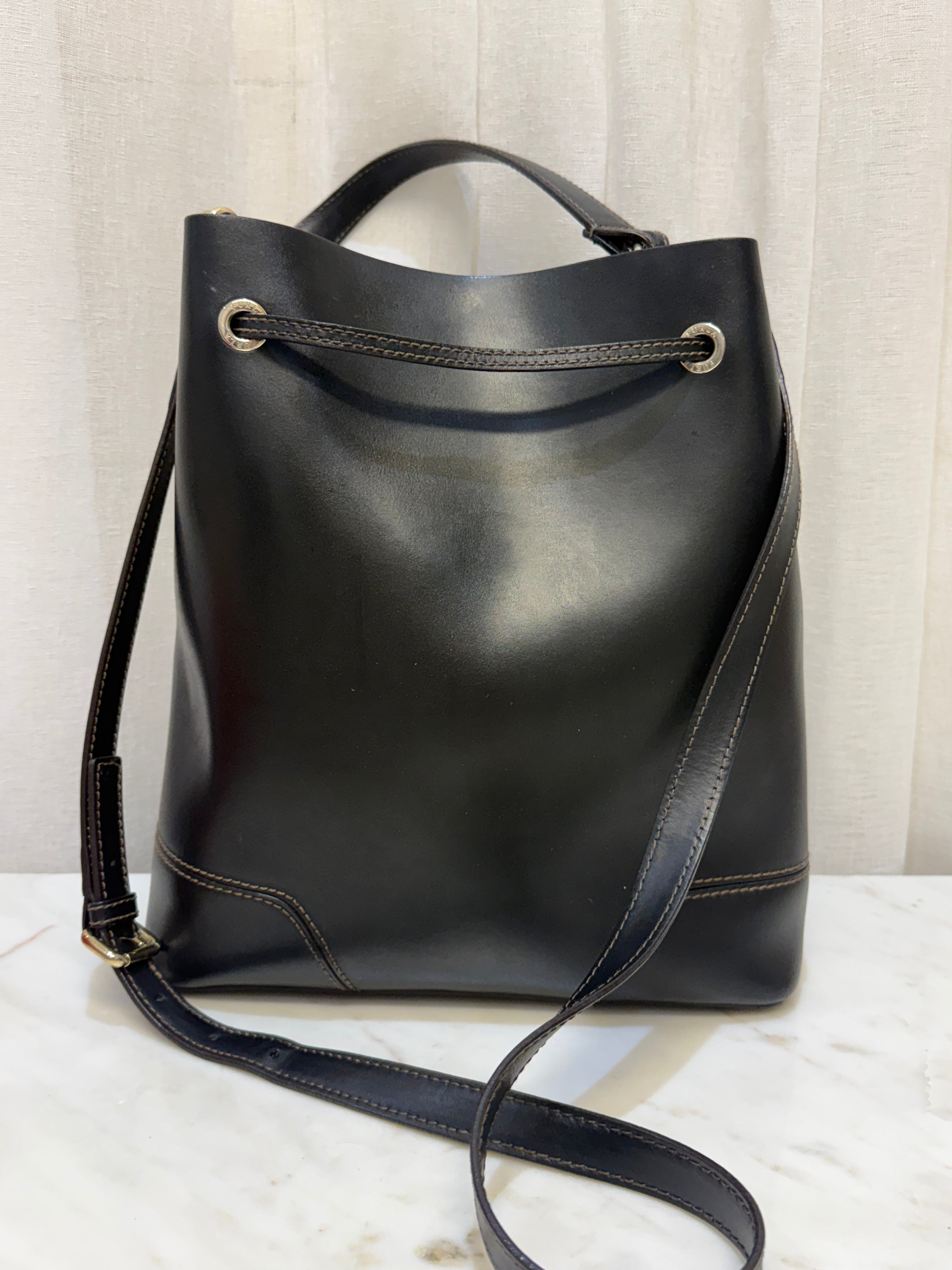 Furla Black Bucket Bag