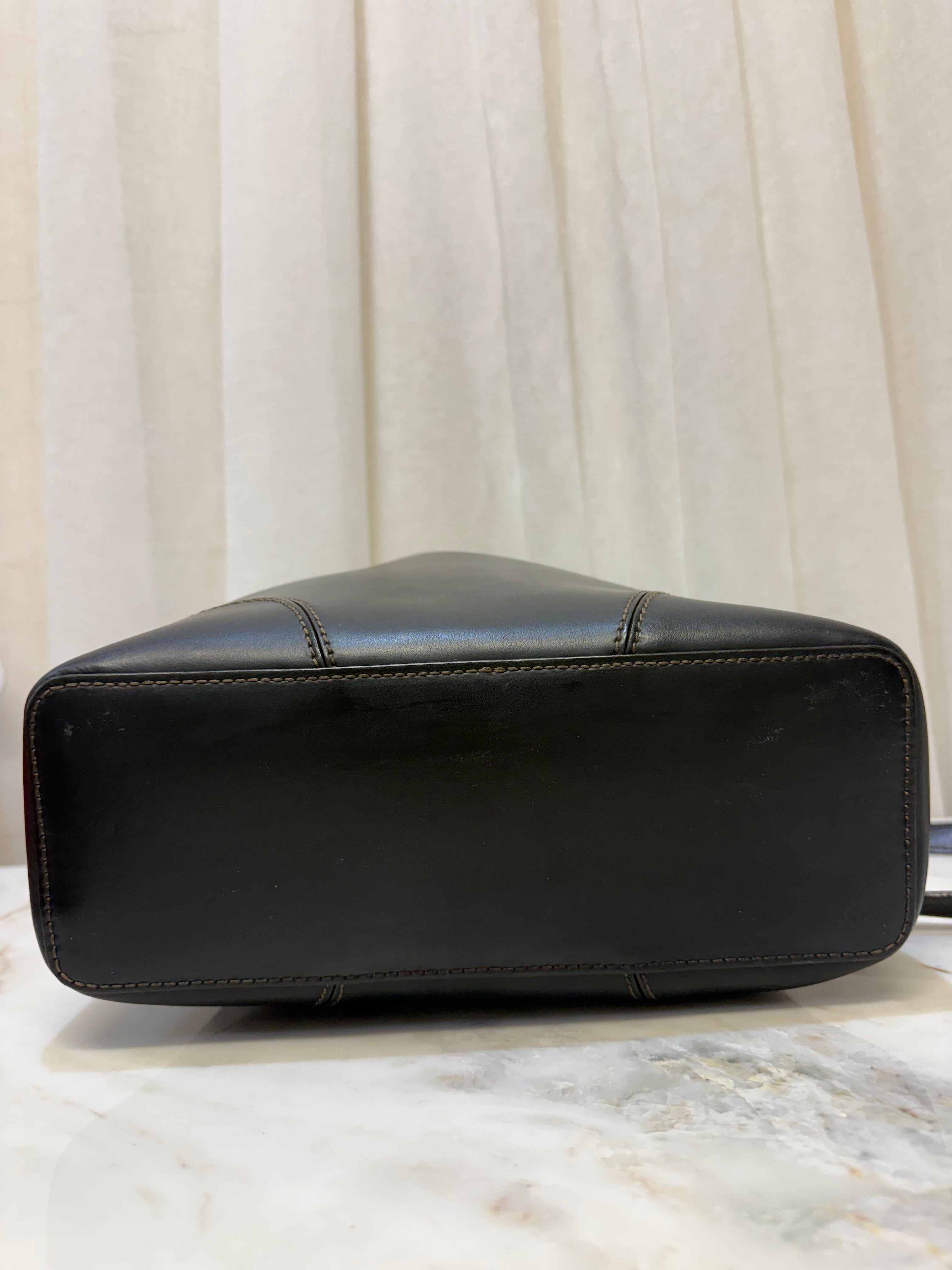 Furla Black Bucket Bag