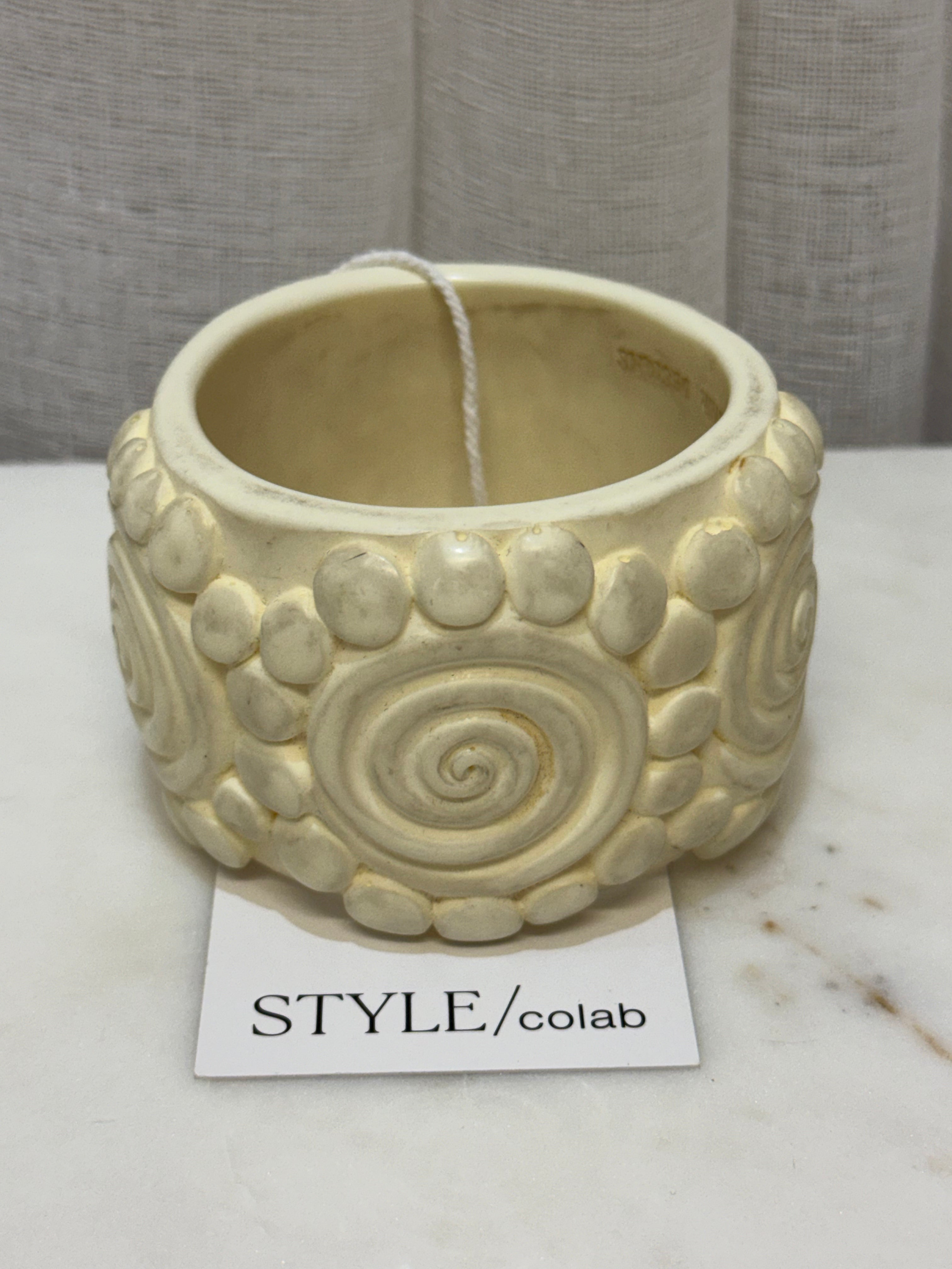 Dinosaur Designs White Chunky Bangle