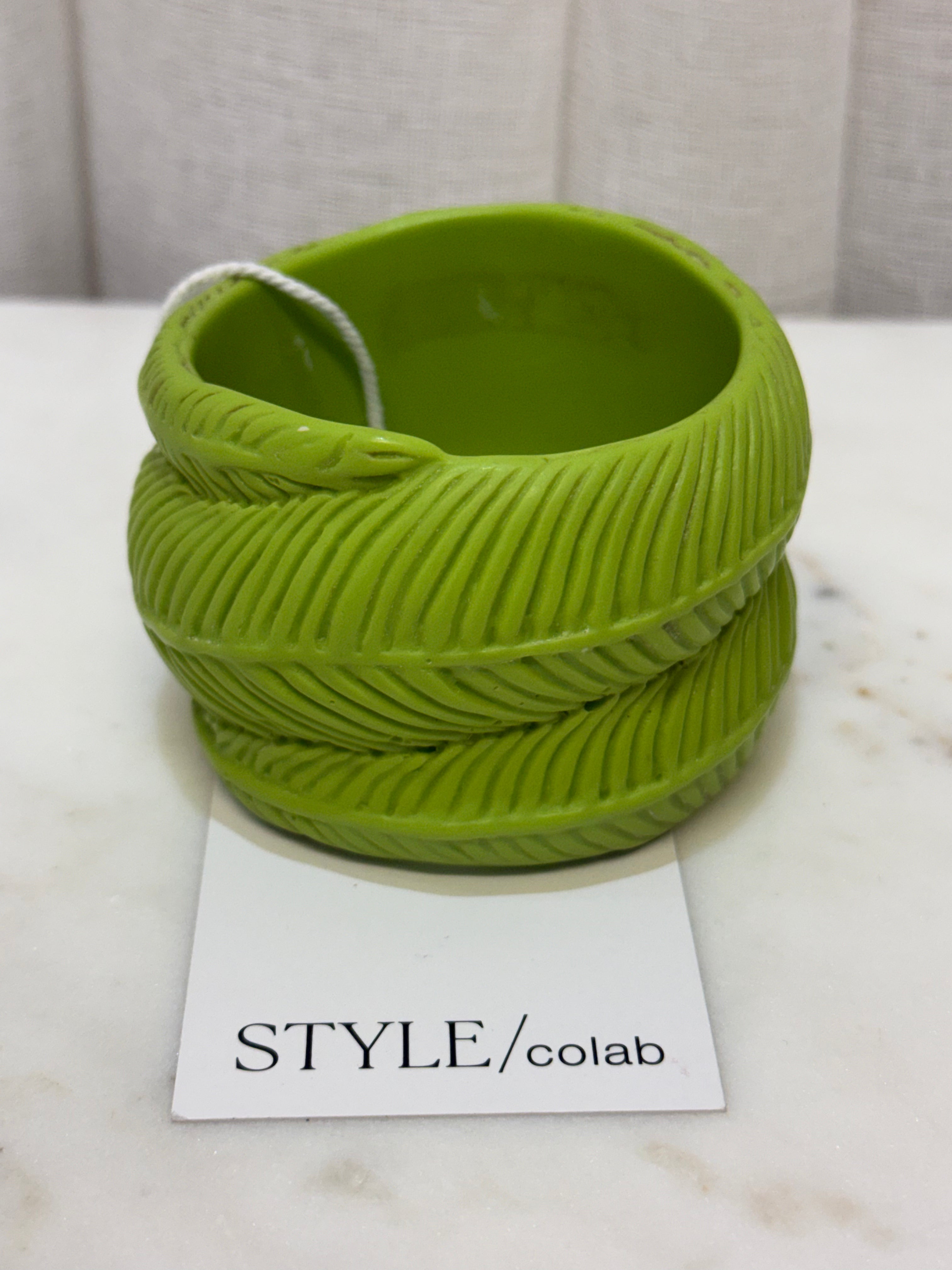 Dinosaur Designs Chunky Green Bangle