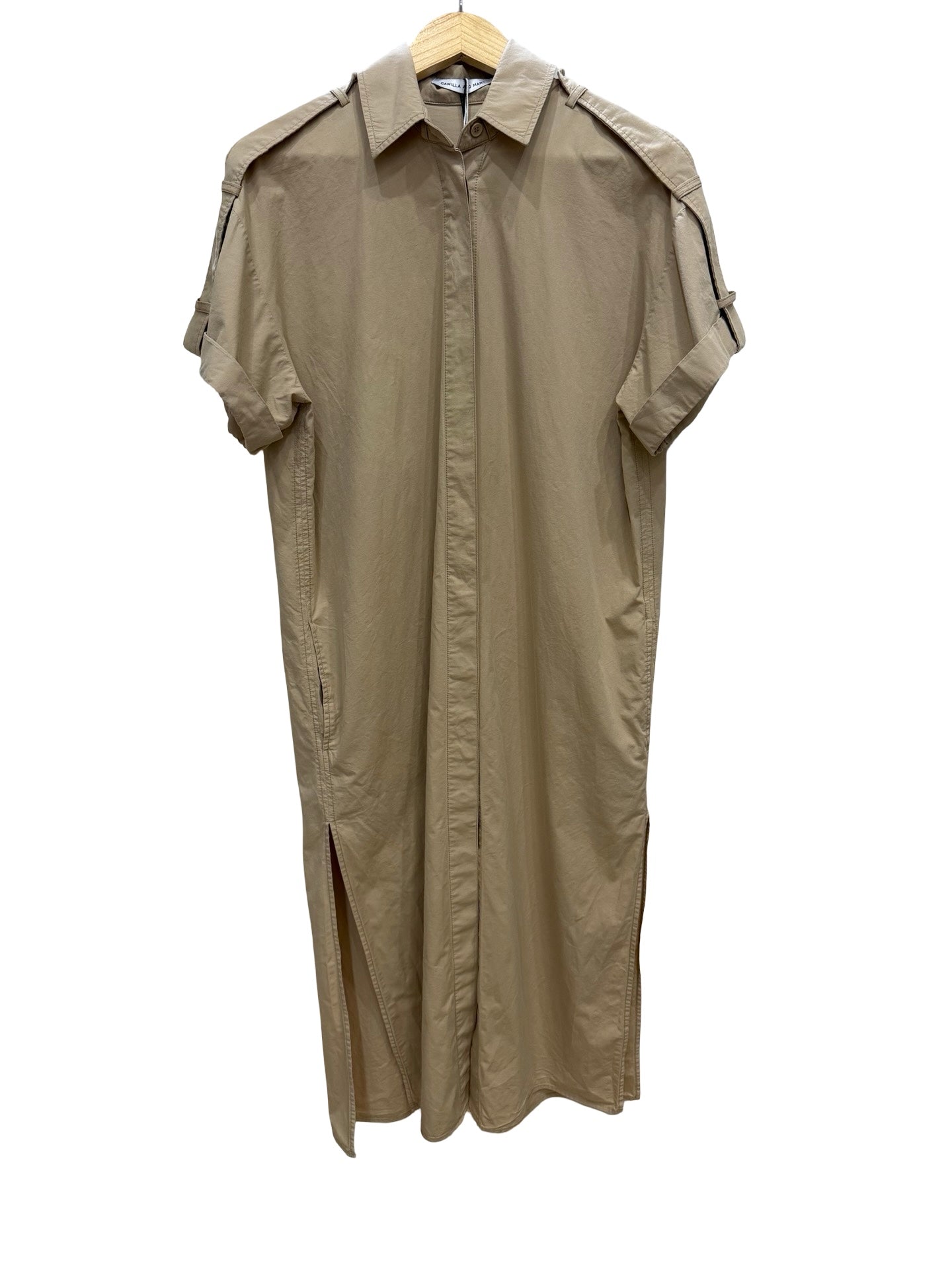 Camilla & Marc Camel Shirtdress 10