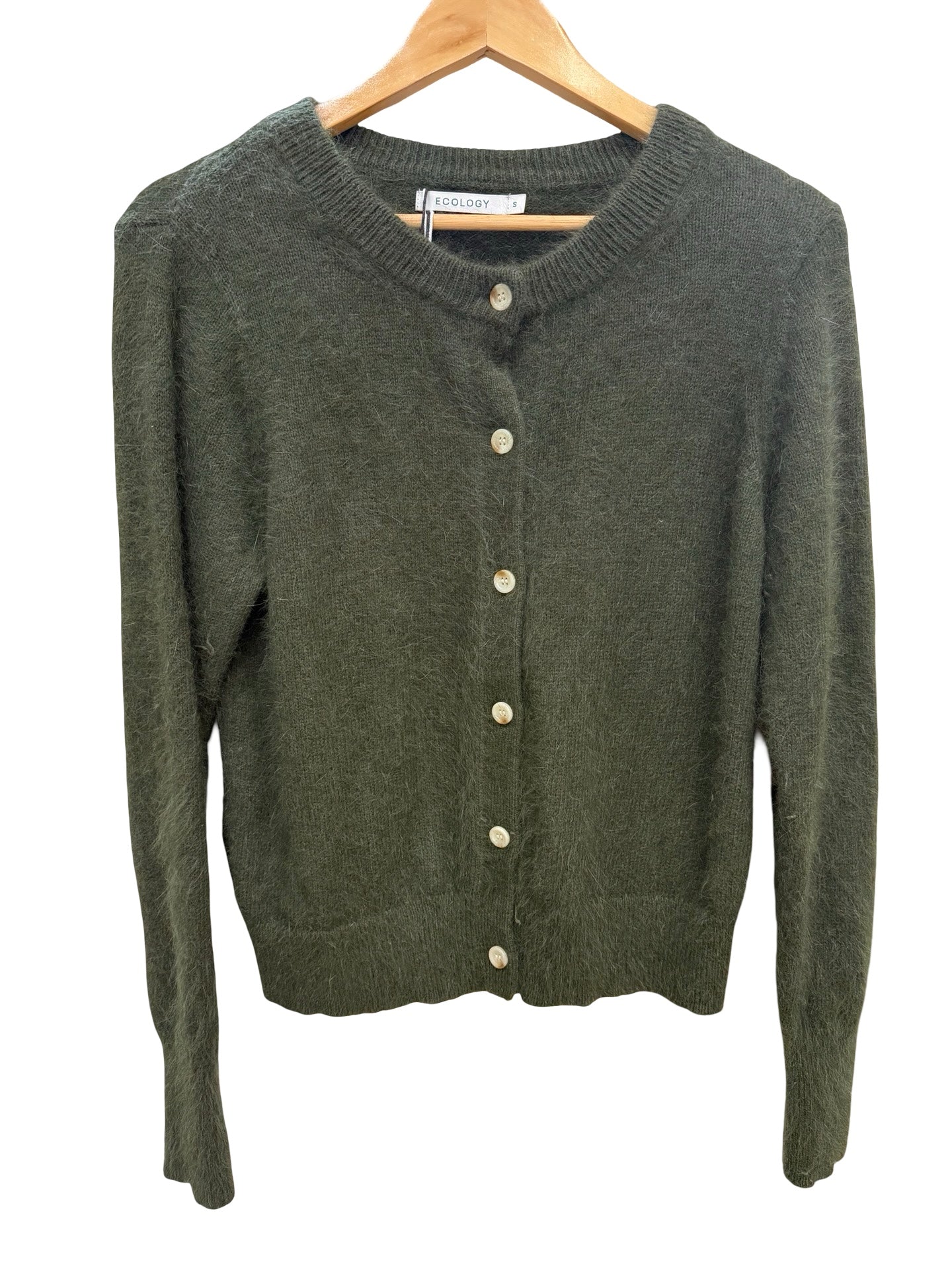 Ecology Olive Cardigan S