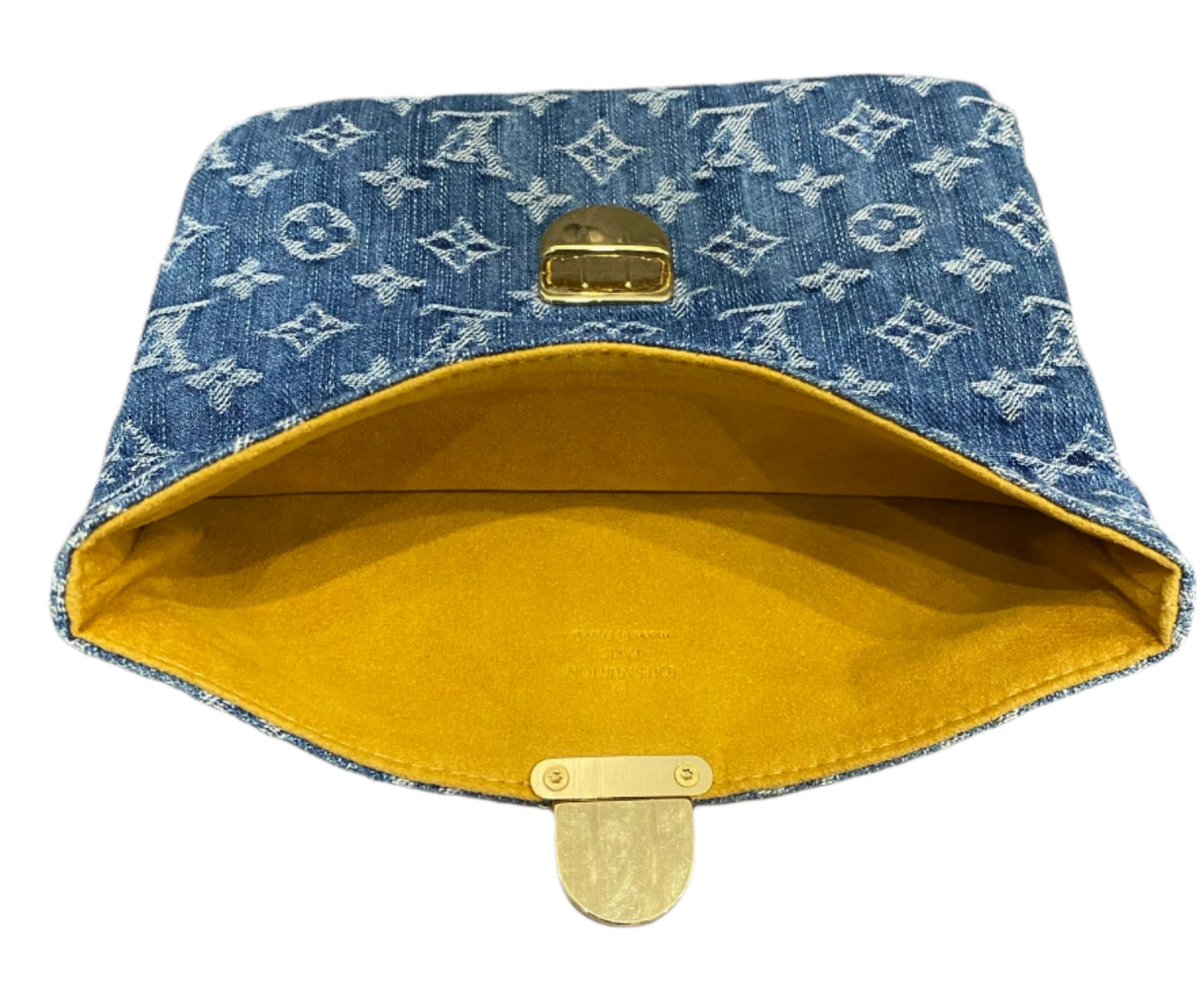 Louis Vuitton Denim Monogram Clutch