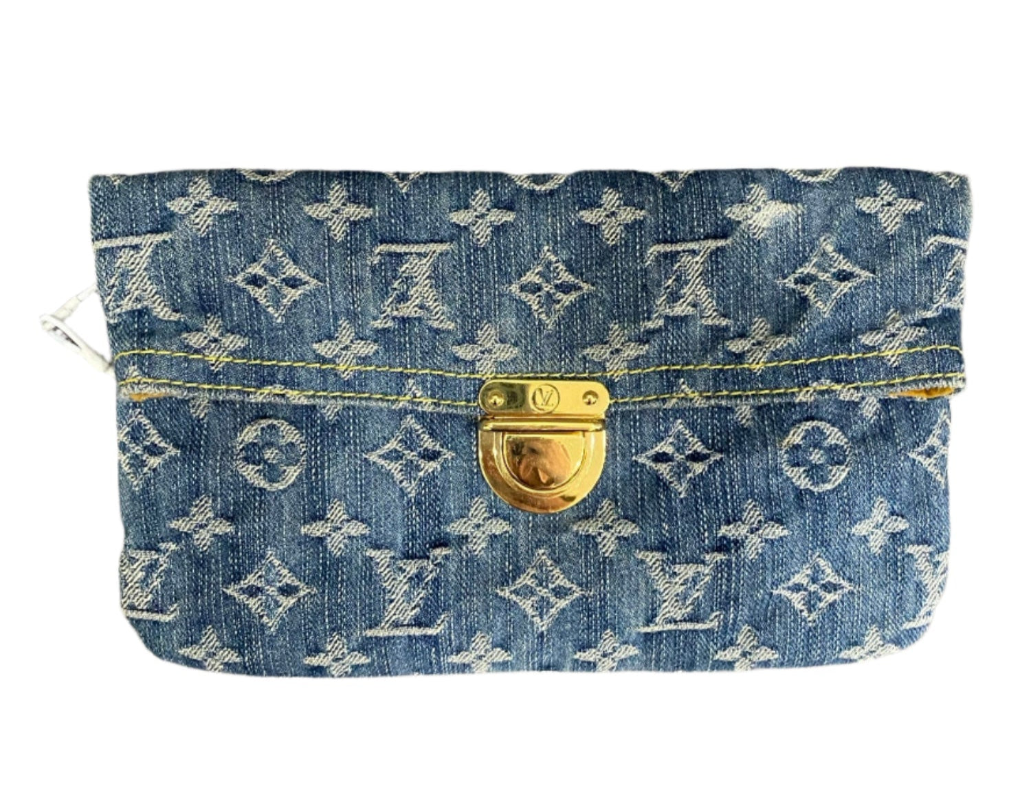 Louis Vuitton Denim Monogram Clutch