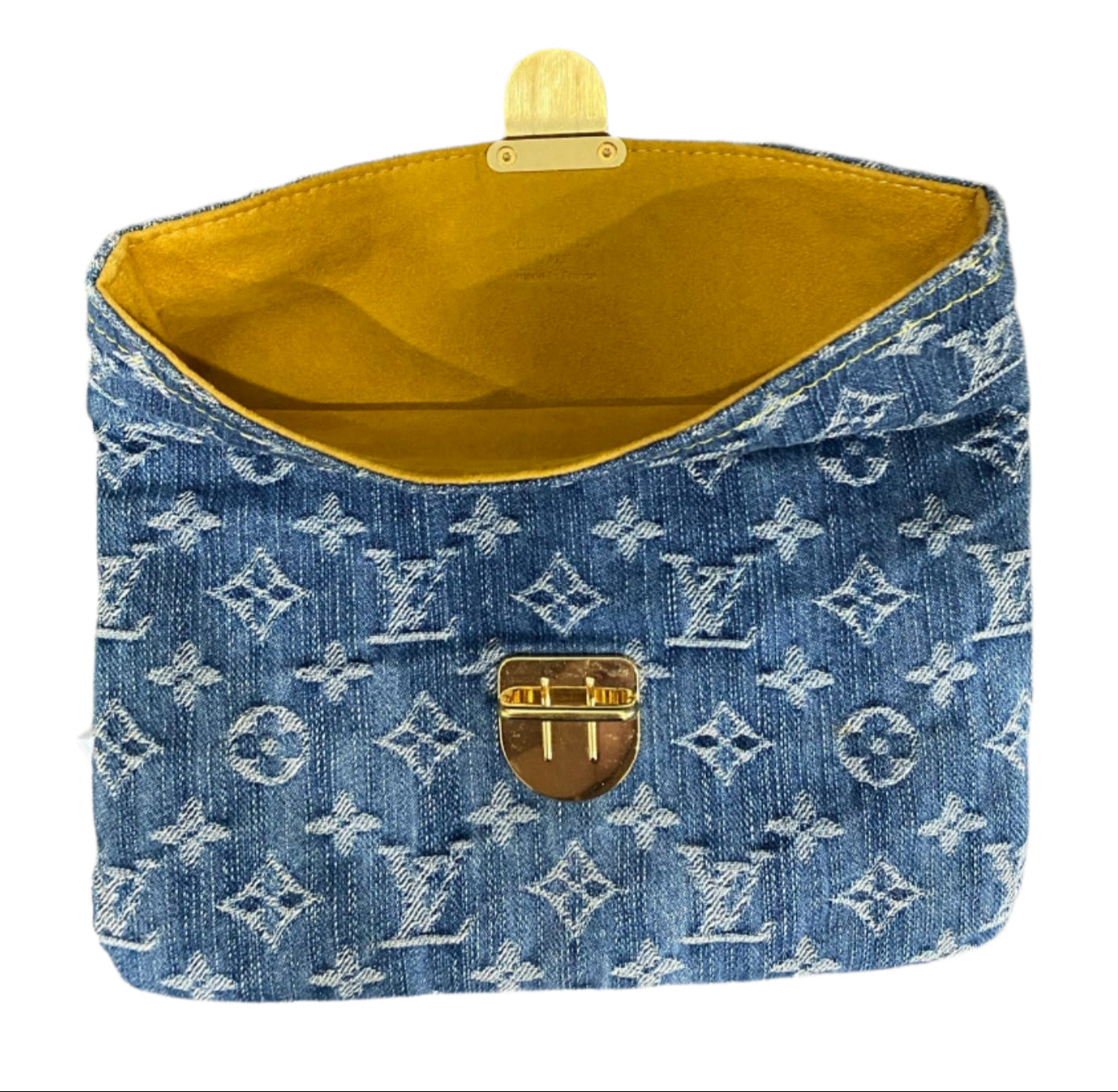 Louis Vuitton Denim Monogram Clutch