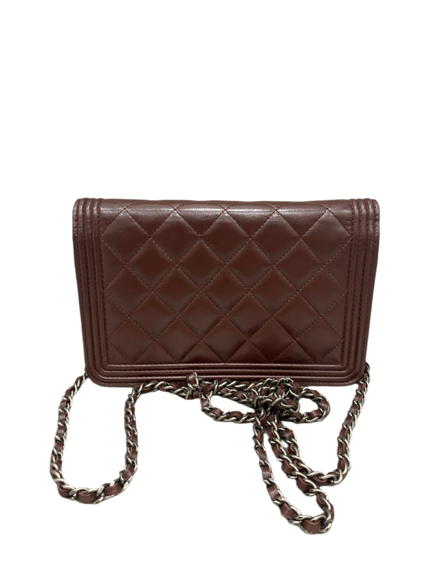 Chanel Boy Burgundy Bag