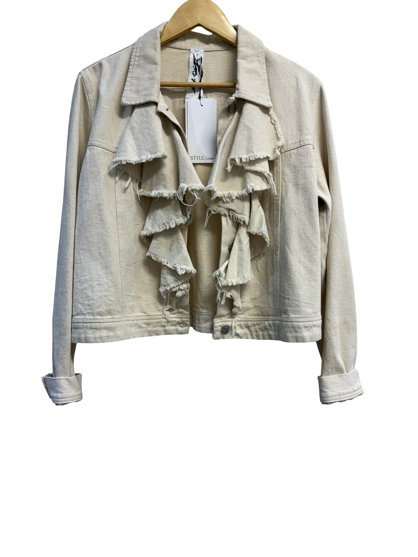 M.A.Dainty Cream Jacket Denim 12