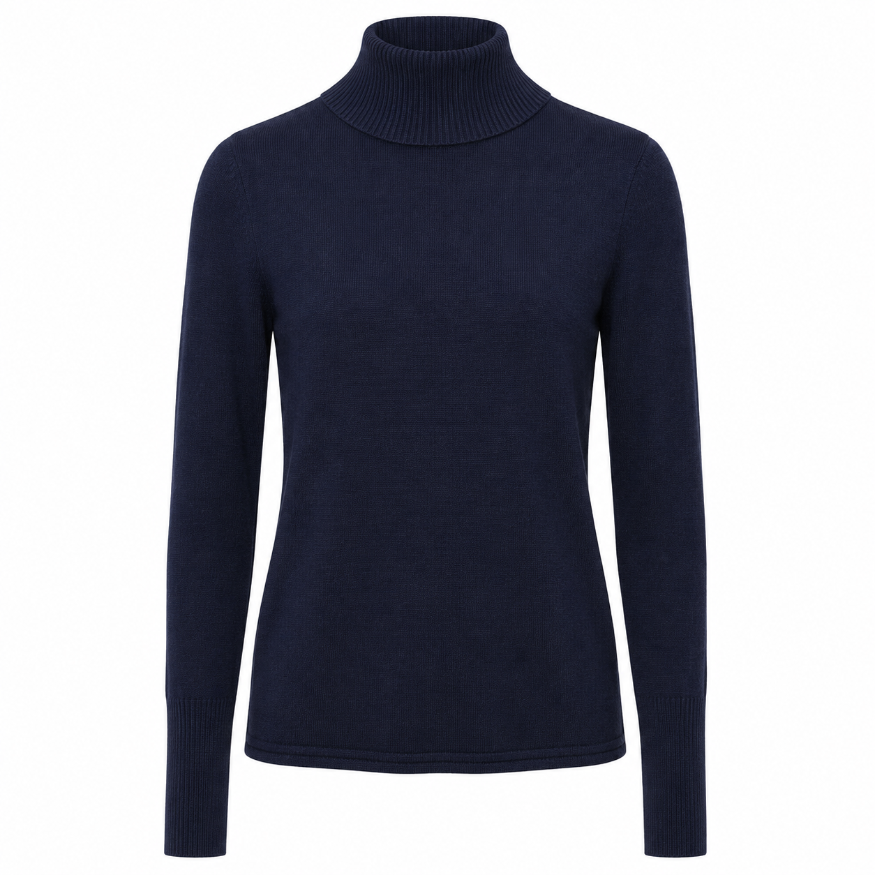 Witchery Navy Turtleneck Knit Size S - front