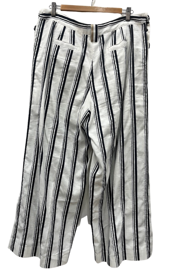 Cooper Navy/Crm Striped Pants 12
