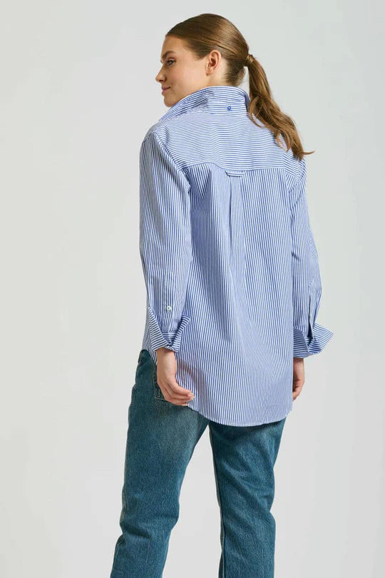 Shirty Blue/White Stripe Shirt