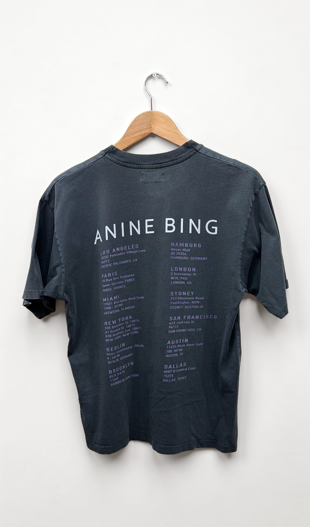Annie Bing Black T-Shirt XS