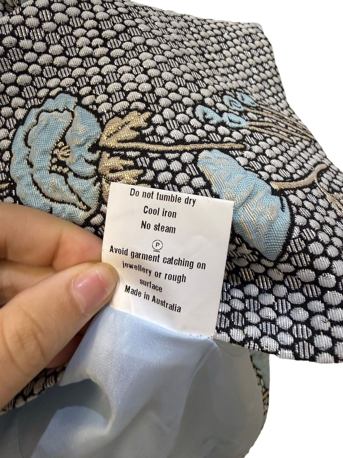Carla Zampatti Blue Floral Blazer 12