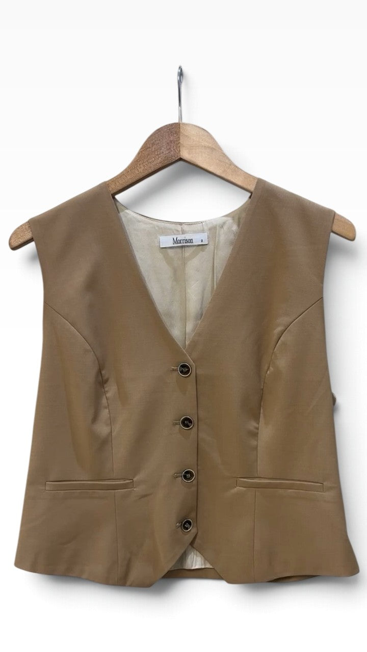 Morrison Beige Waistcoat 2