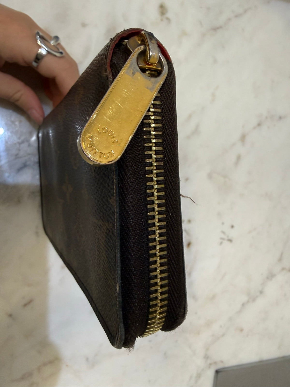 Louis Vuitton Brown Monogram Wallet, O/S