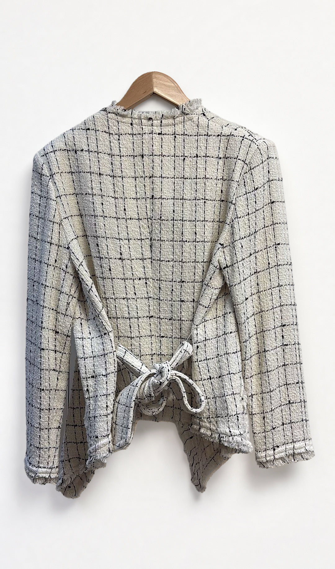 IRO Cream Check Jacket 42