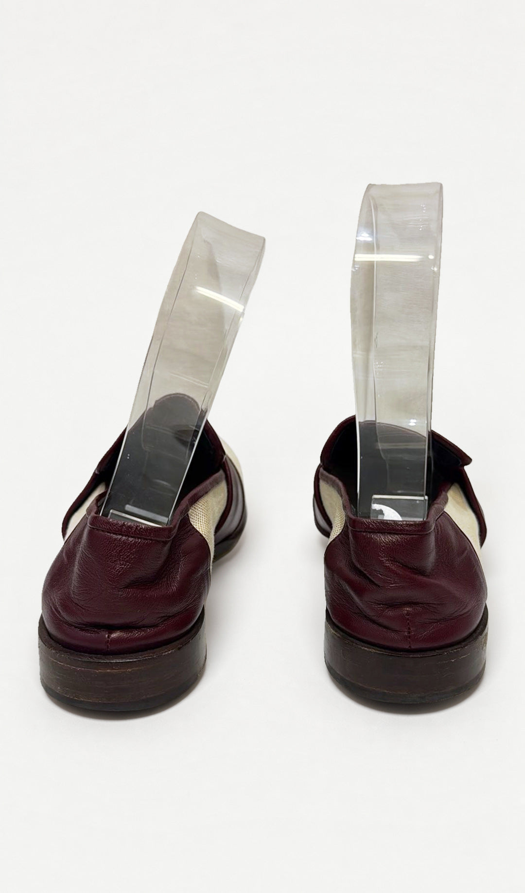 Victoria Beckham Maroon Loafers 37 WDB