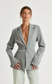 Charcoal Clothing Grey Blazer 6